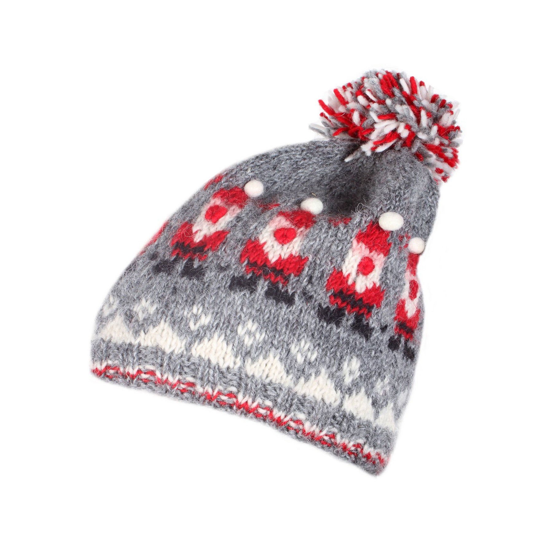 Santa bobble beanie