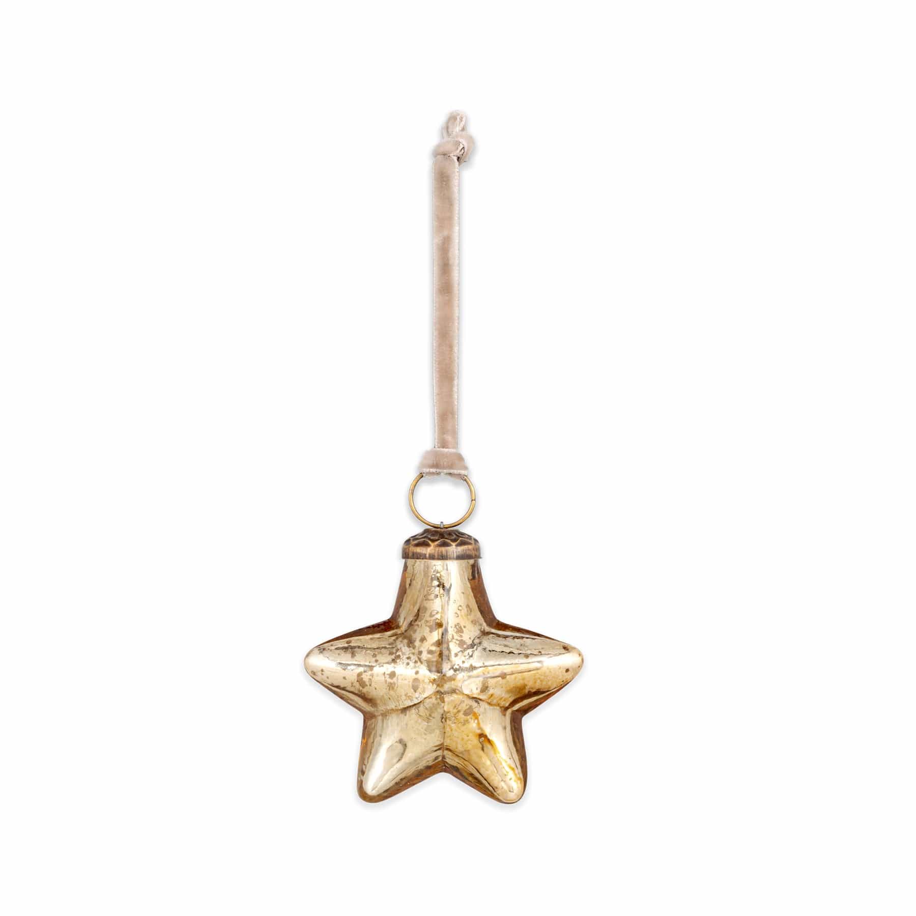 Sardi star bauble gold