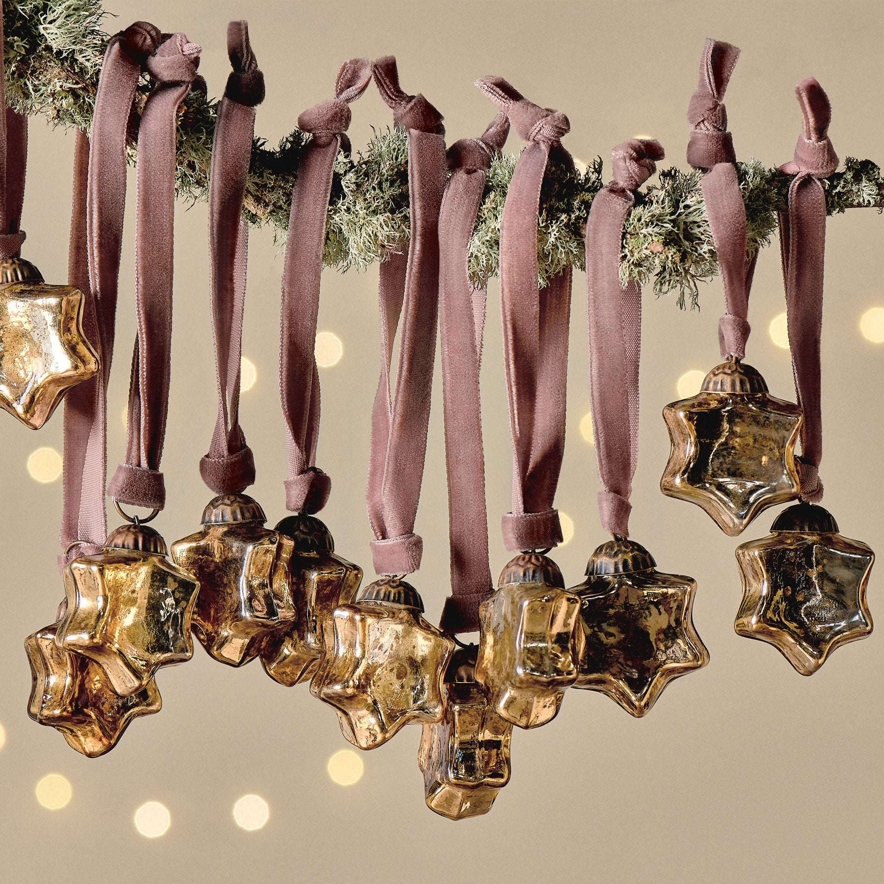 Sardi star bauble gold