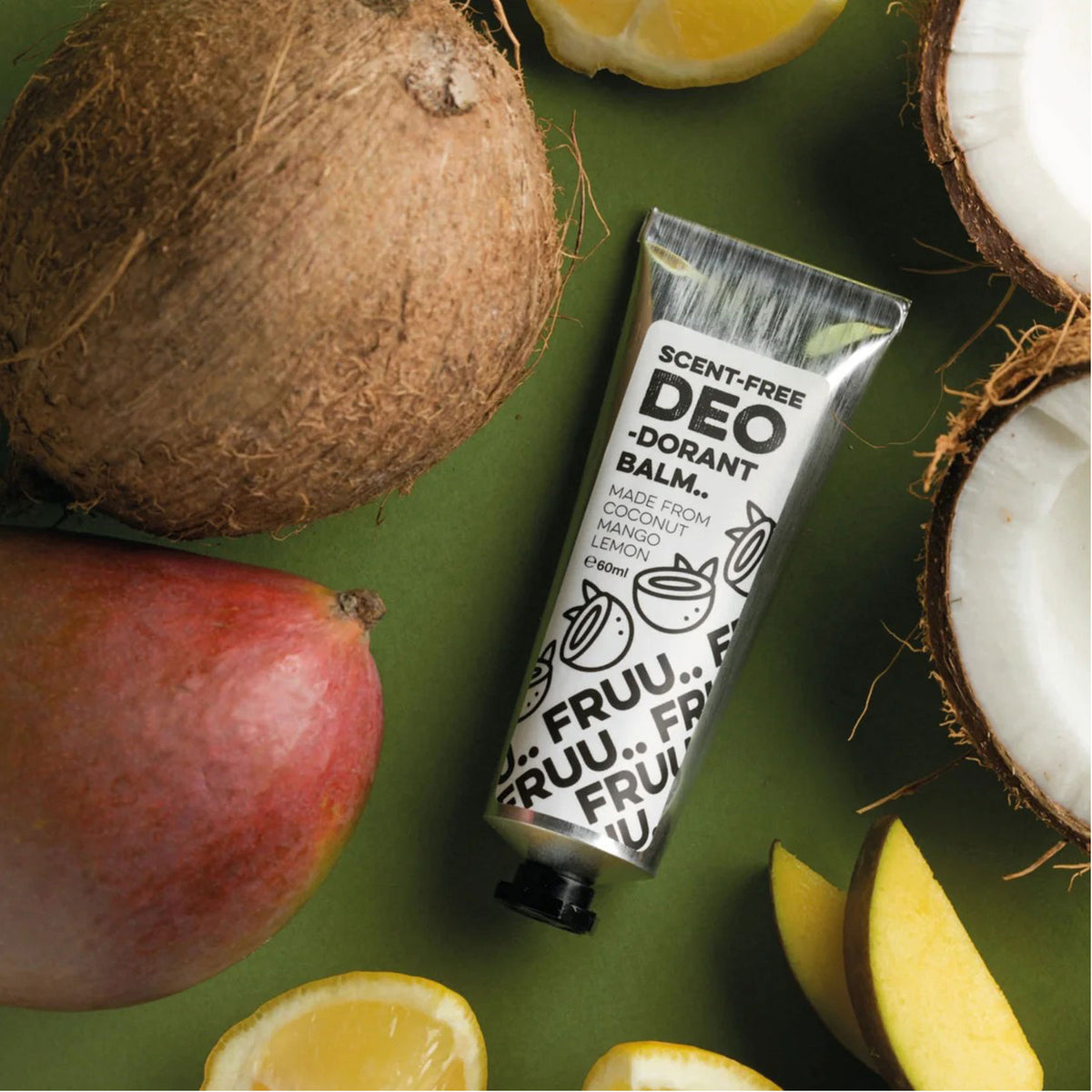 Scent free deodorant balm