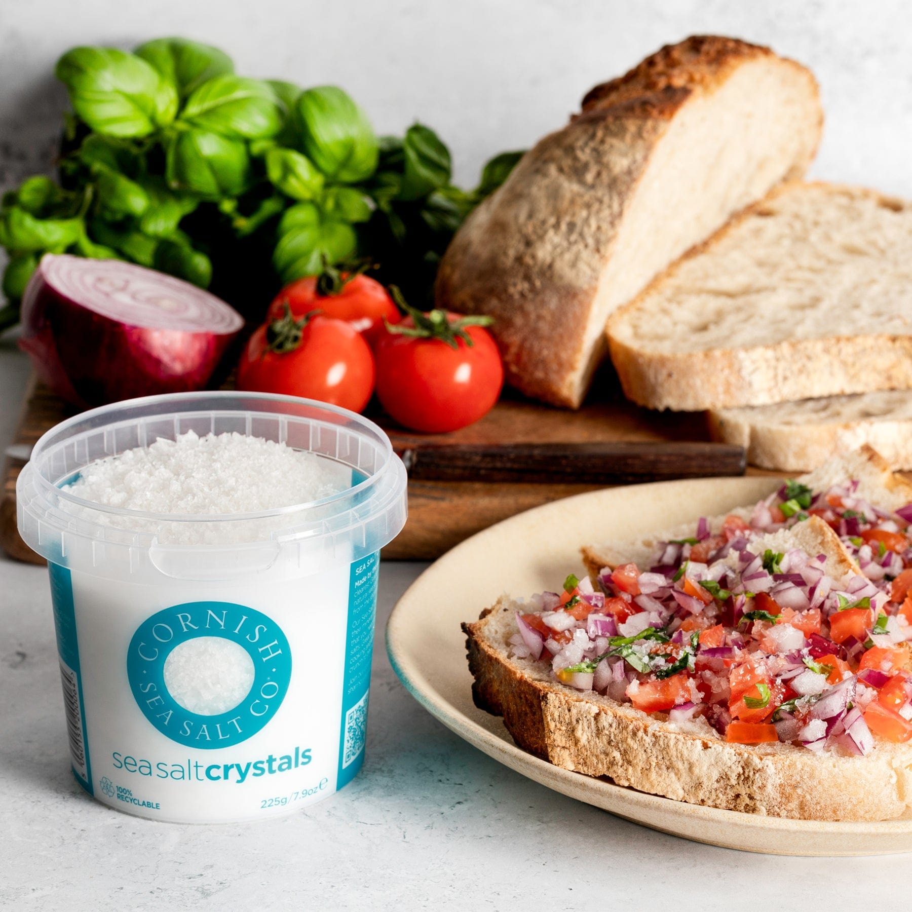 Sea salt crystals 225g