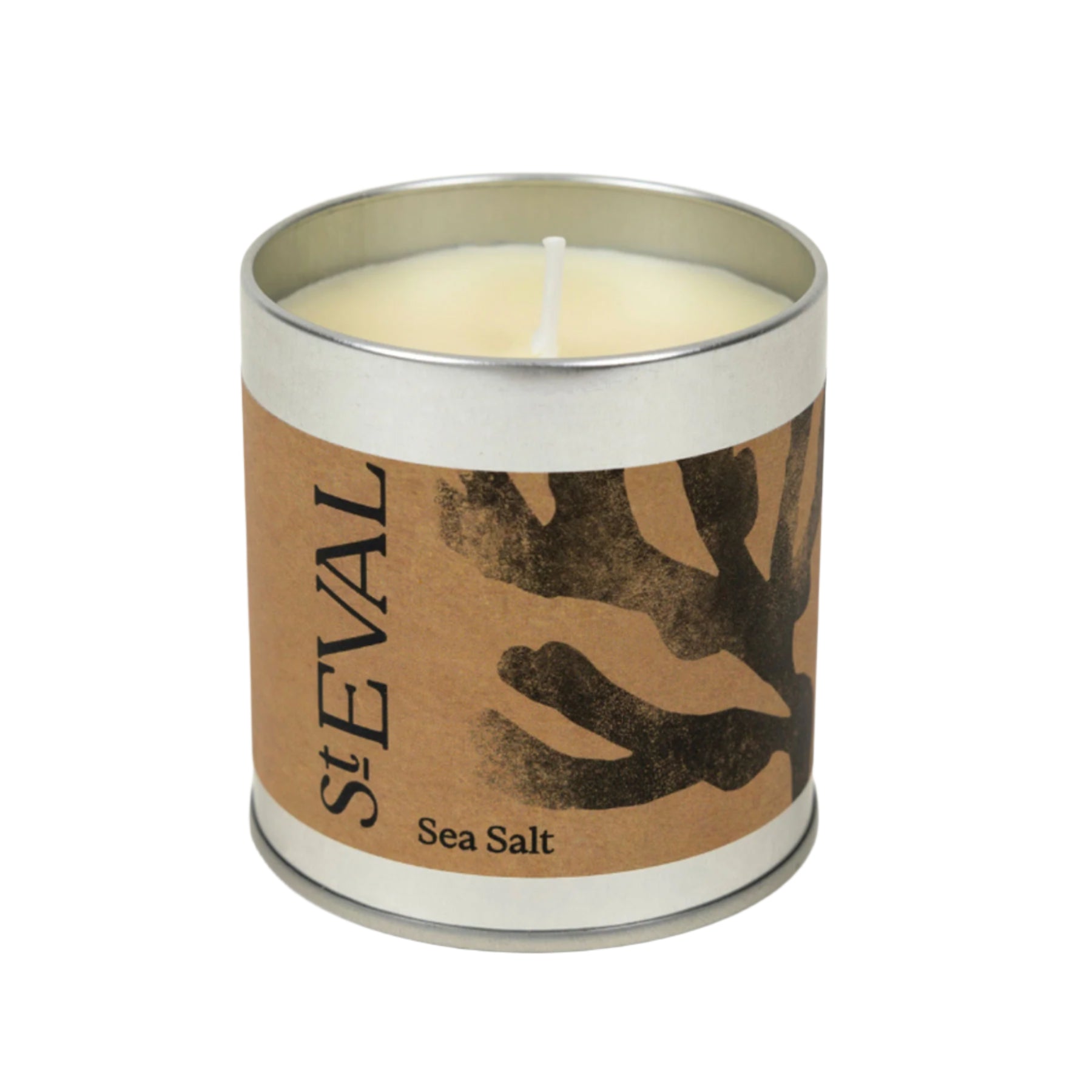 Sea salt scented tin candle