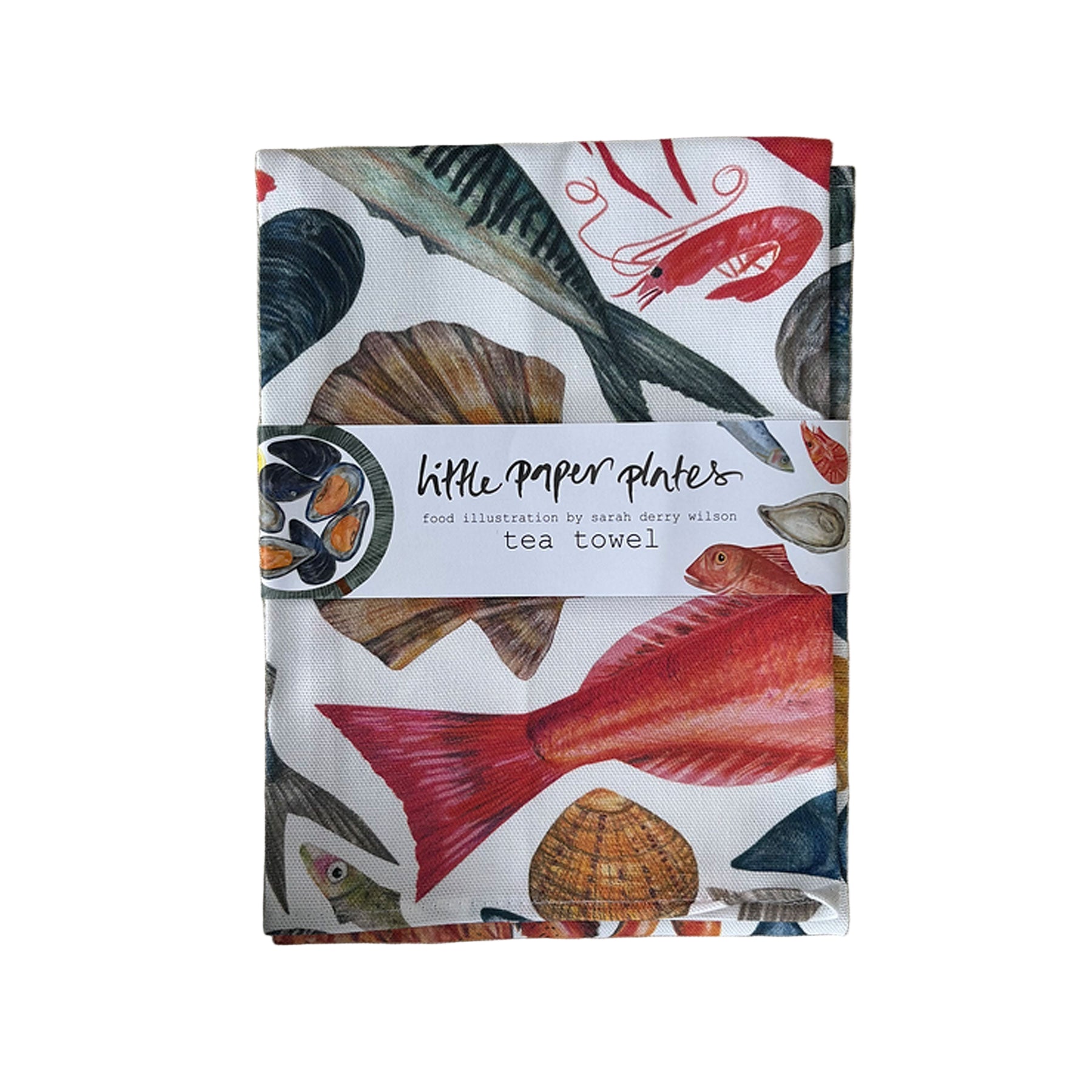 Seafood tea towel