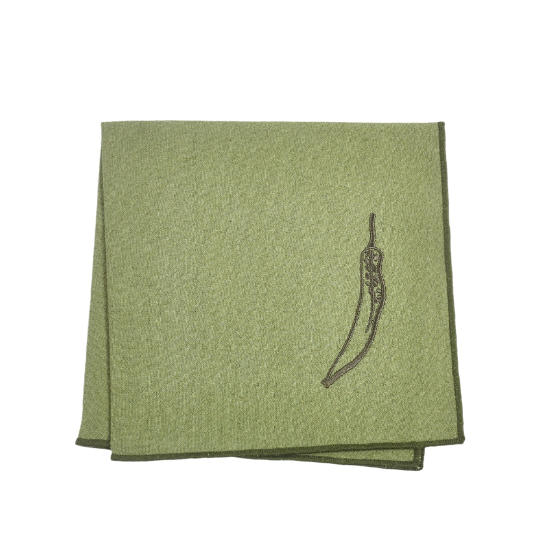 Set of 4 embroidered napkins