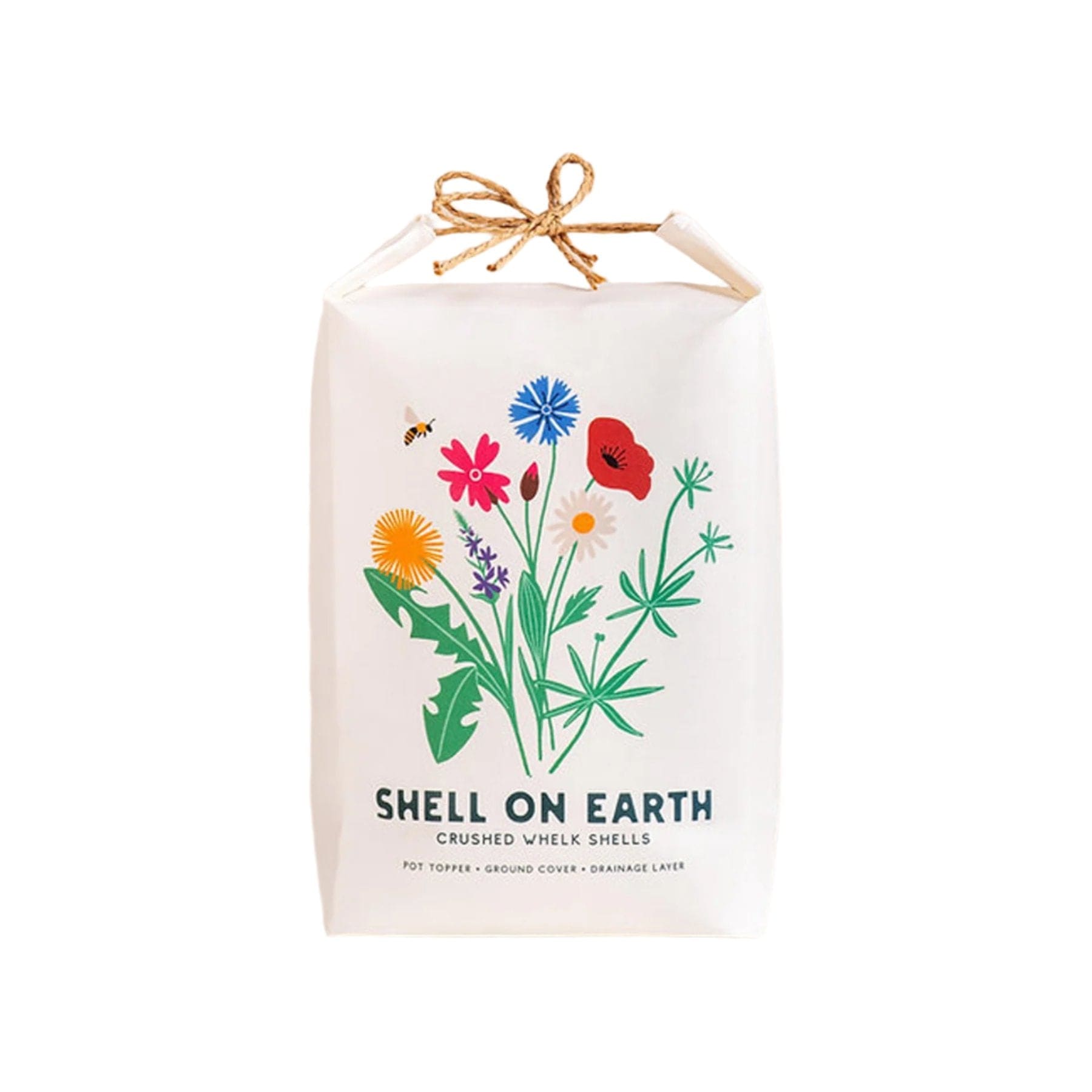 Crushed whelk shells wildflower limited edition bag