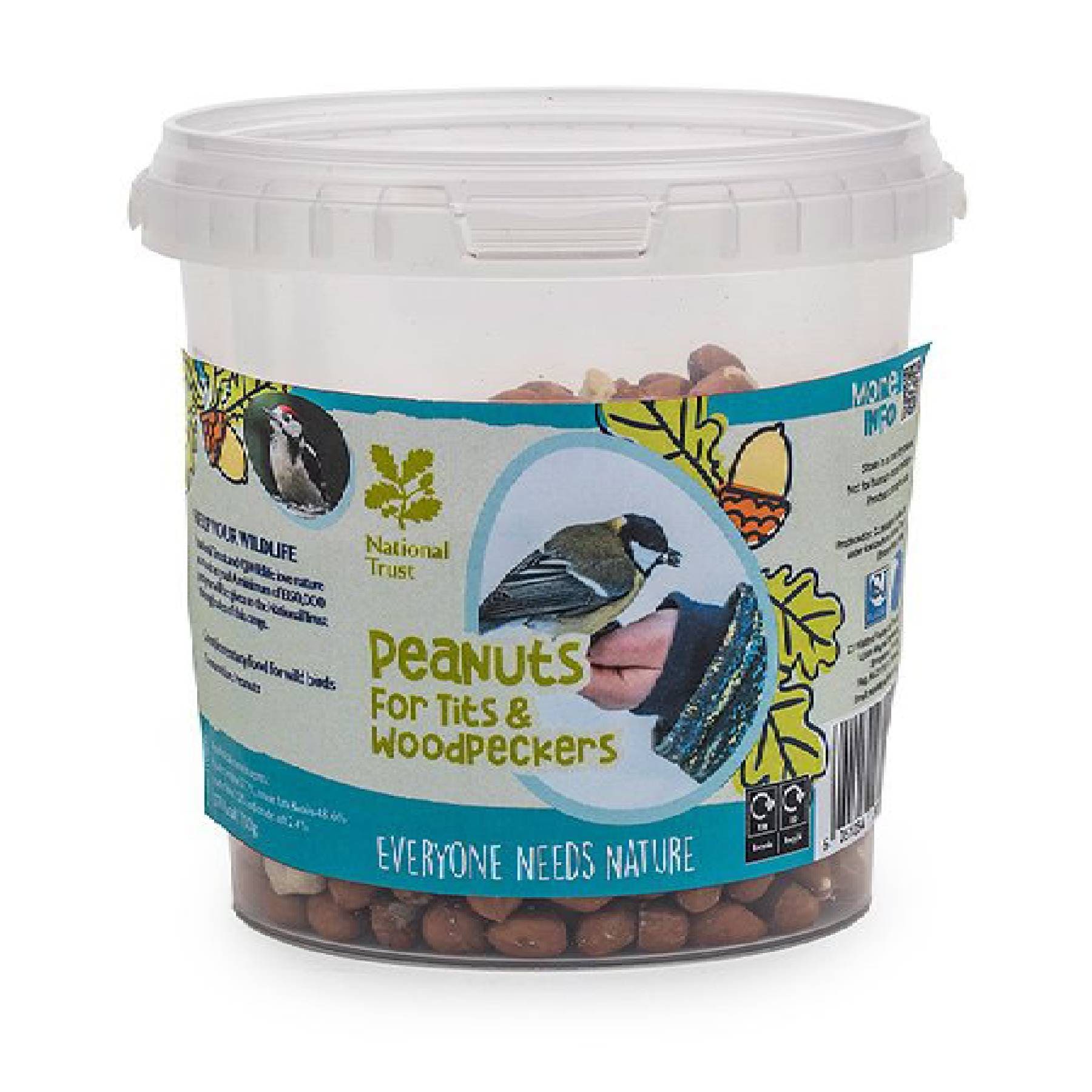 Woodpecker & tits peanuts tub