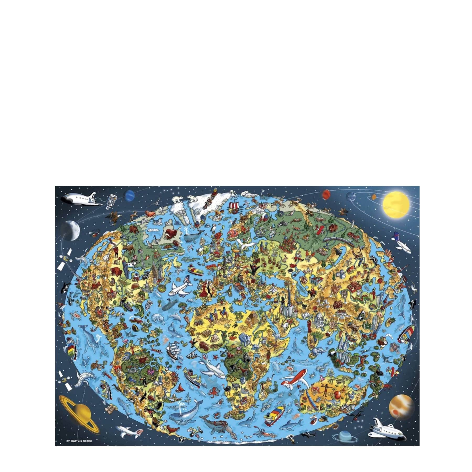 Our great planet 100 piece jigsaw puzzle