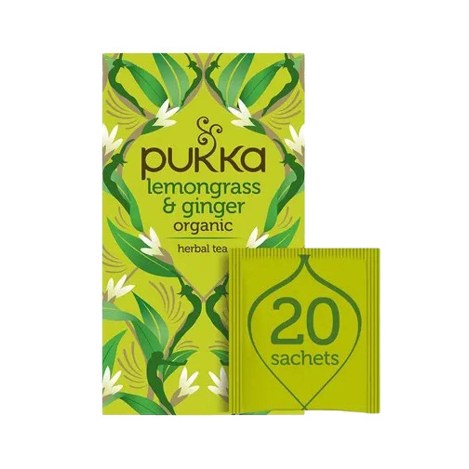 Pukka lemongrass & ginger 20 tea bags