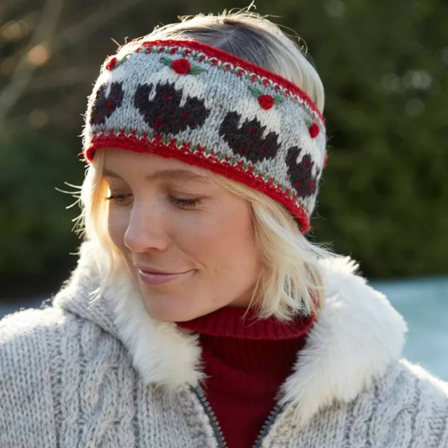 Christmas pudding headband