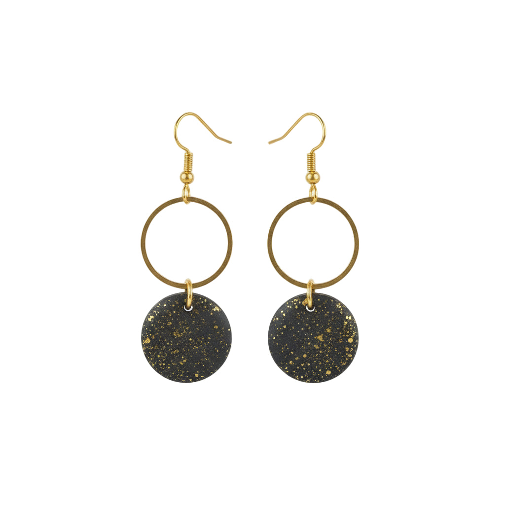 Shoreline granite earrings