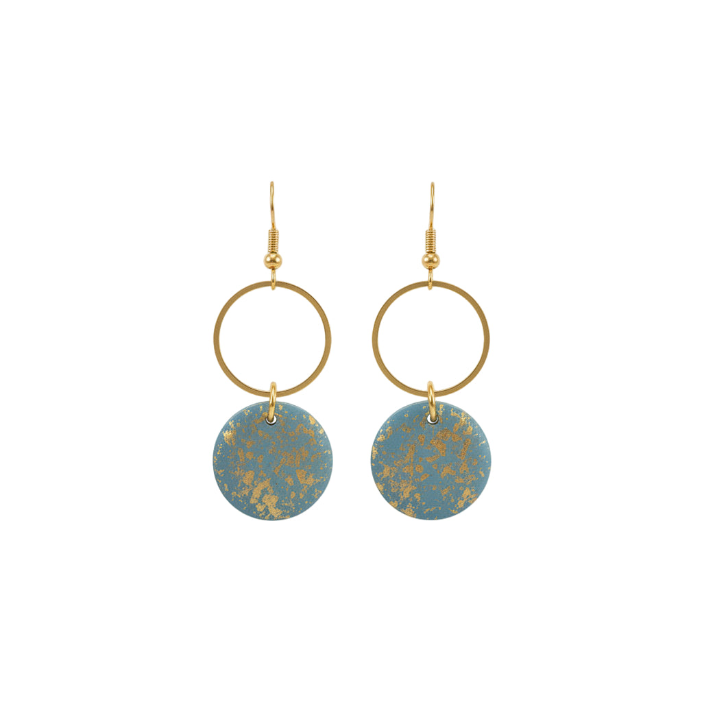 Shoreline slate earrings