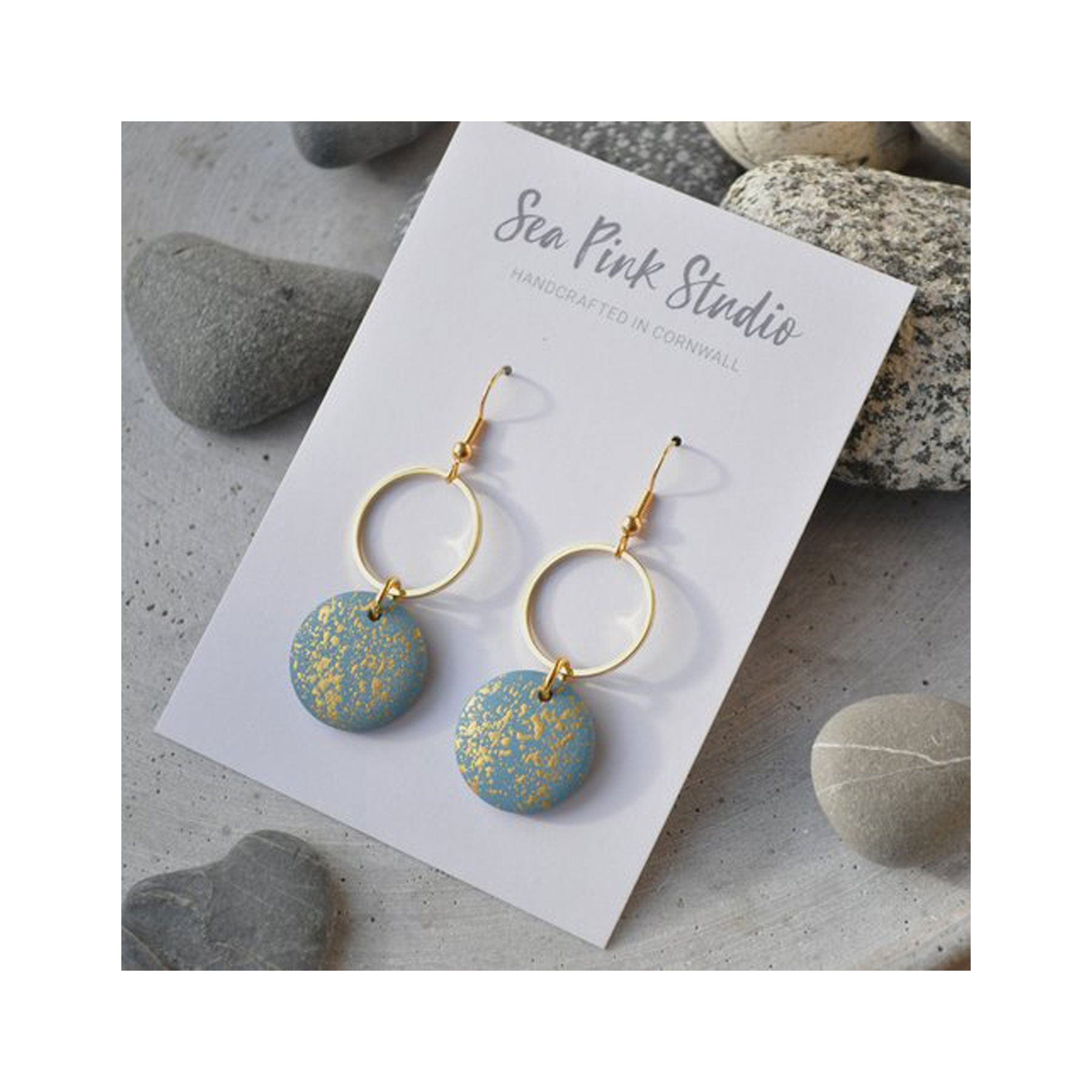 Shoreline slate earrings