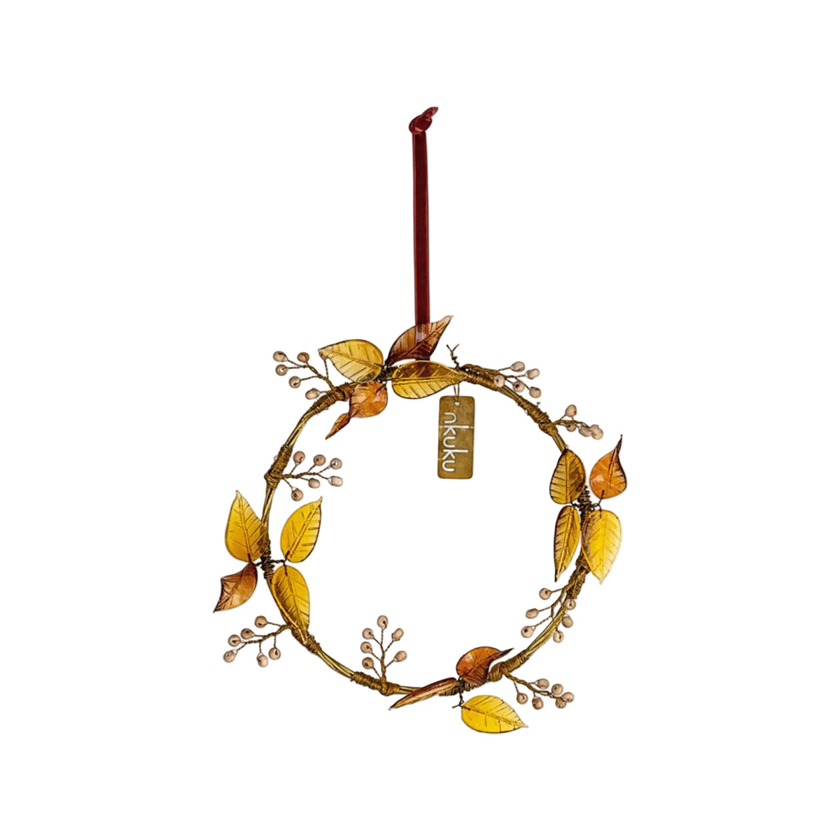 Small parili glass wreath