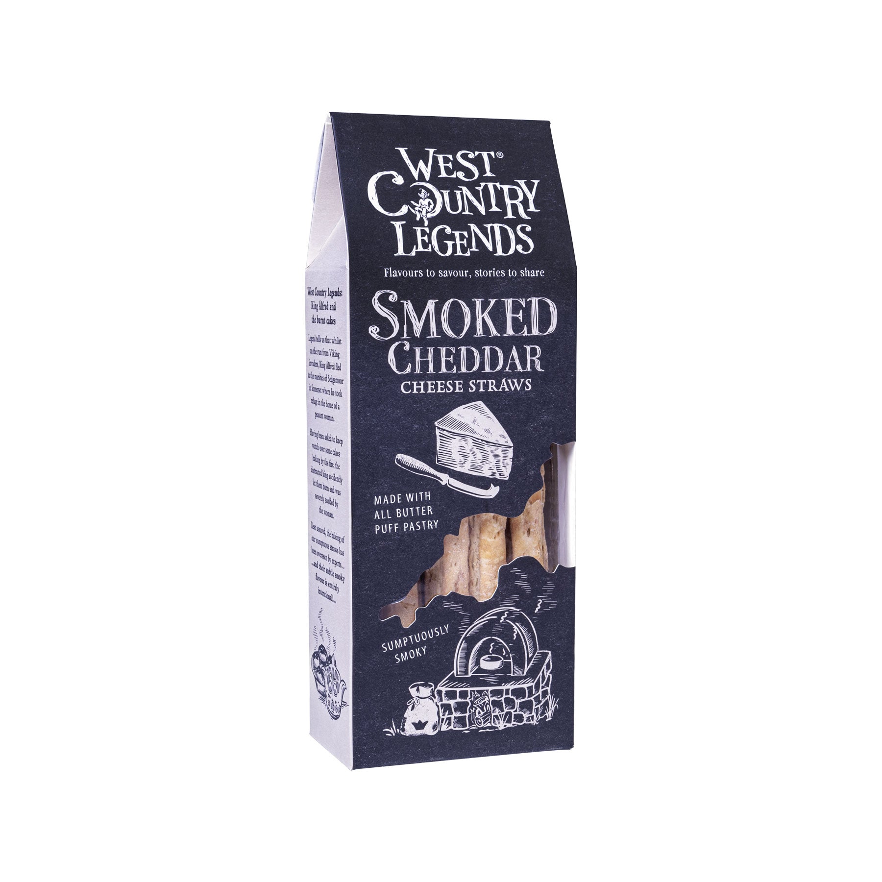 Smoked cheddar cheese straws 100g