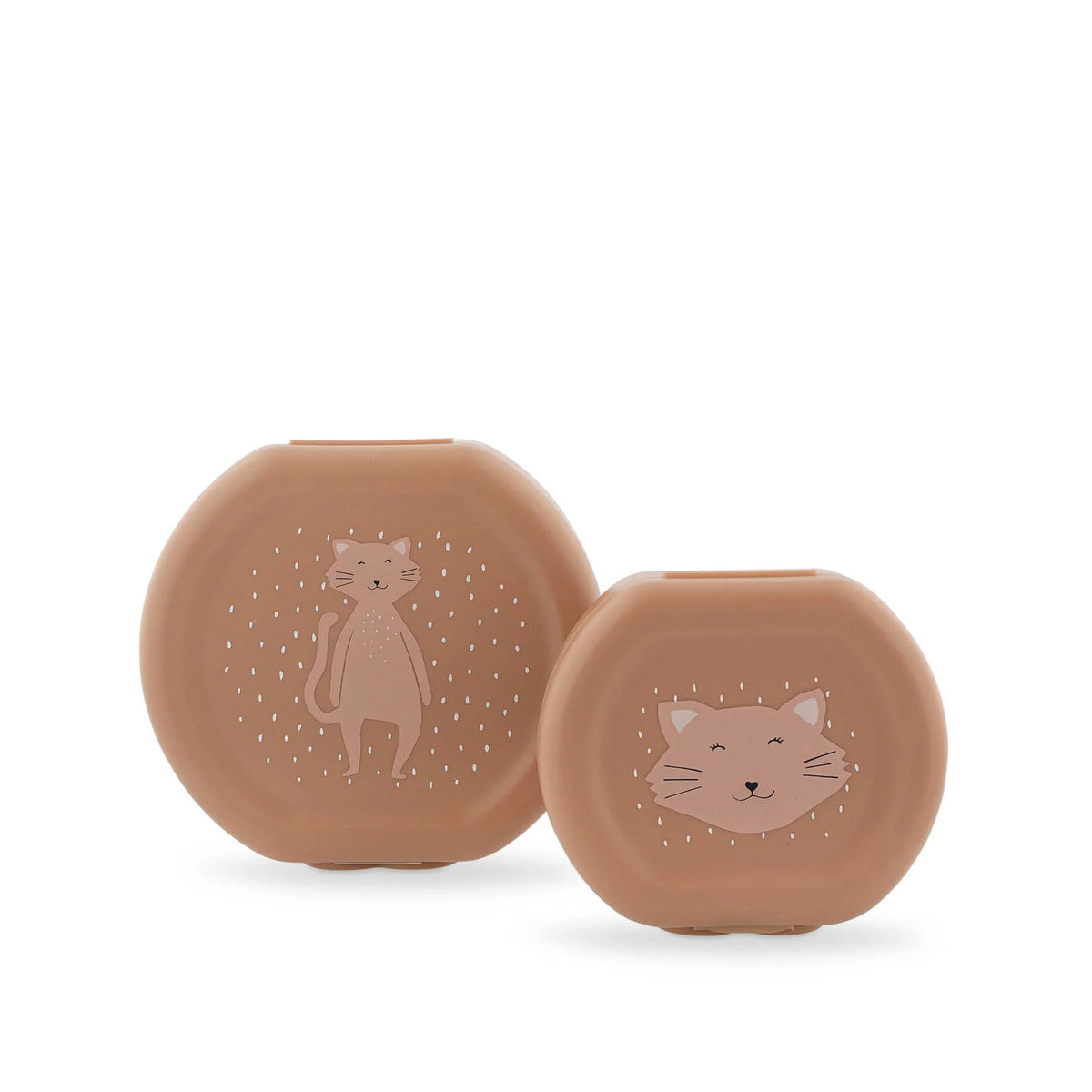 Snack box with clip (2pcs) - cat