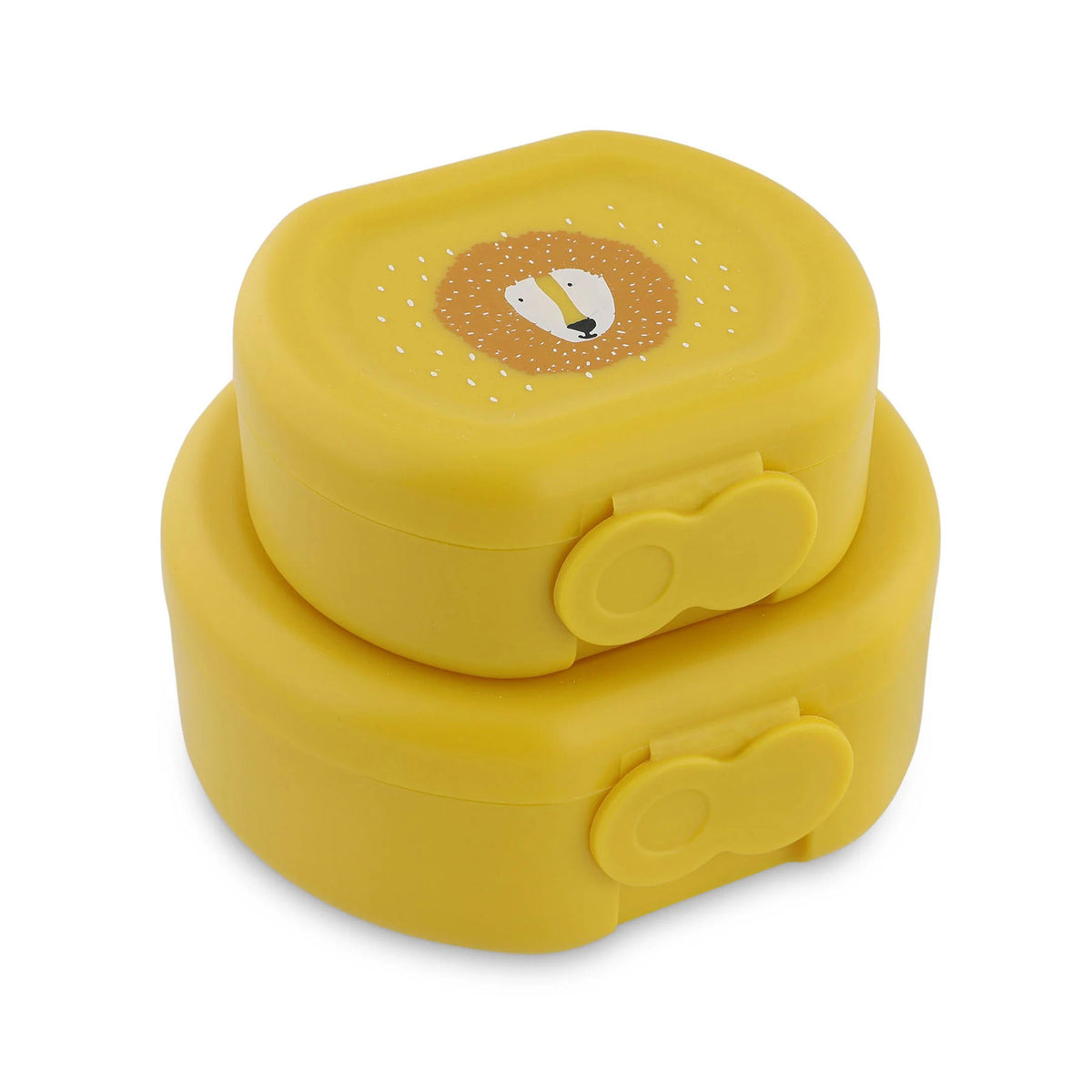 Snack box with clip (2pcs) - lion