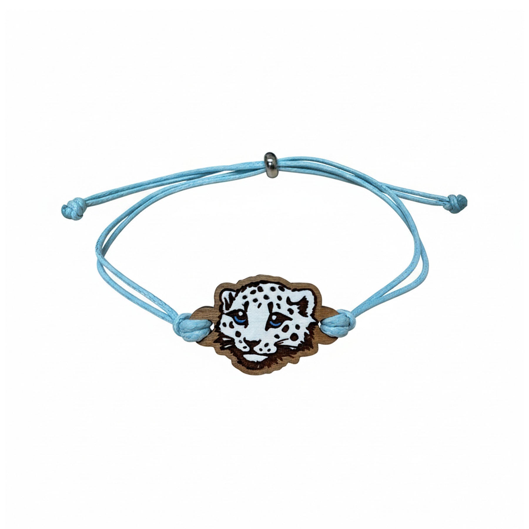 Snow leopard bracelet