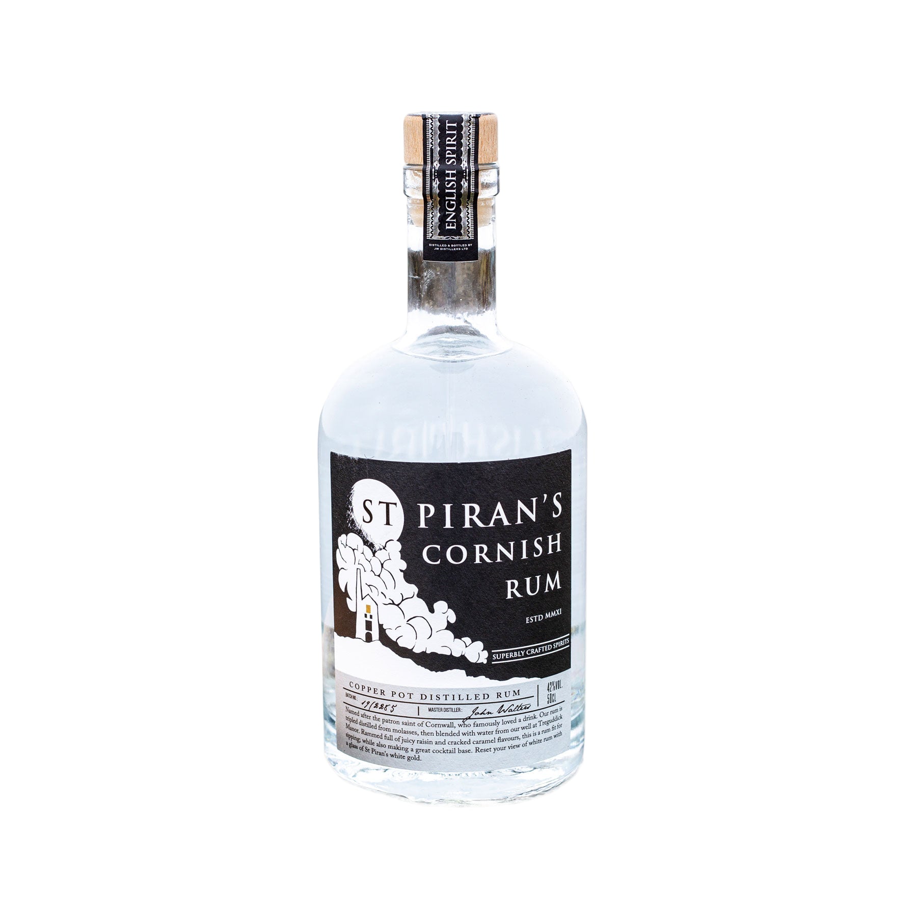 St Pirans Cornish rum 50cl