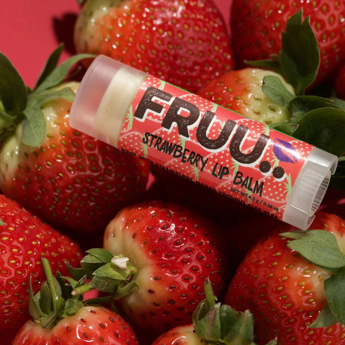 Strawberry lip balm