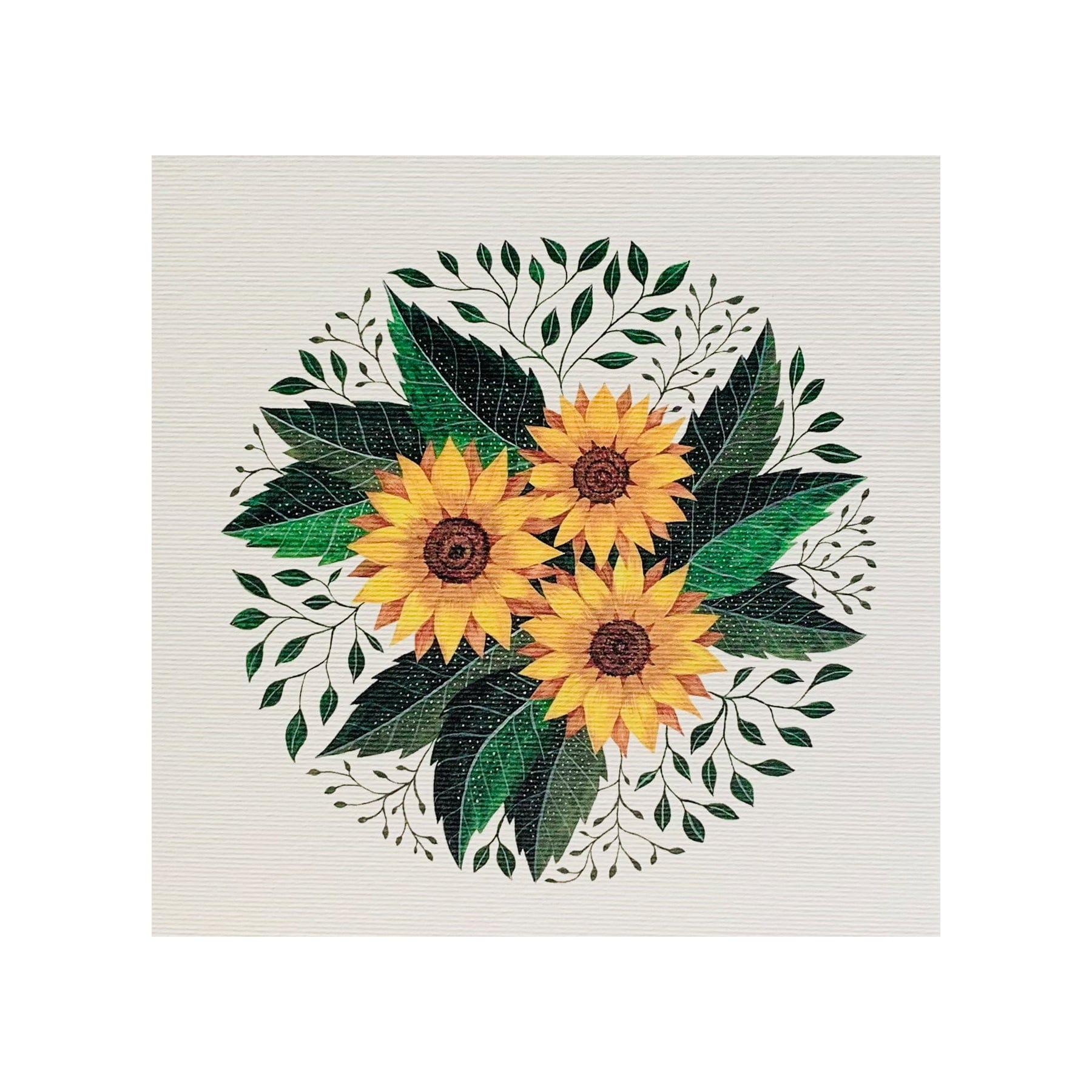 Sunflowers greetings card