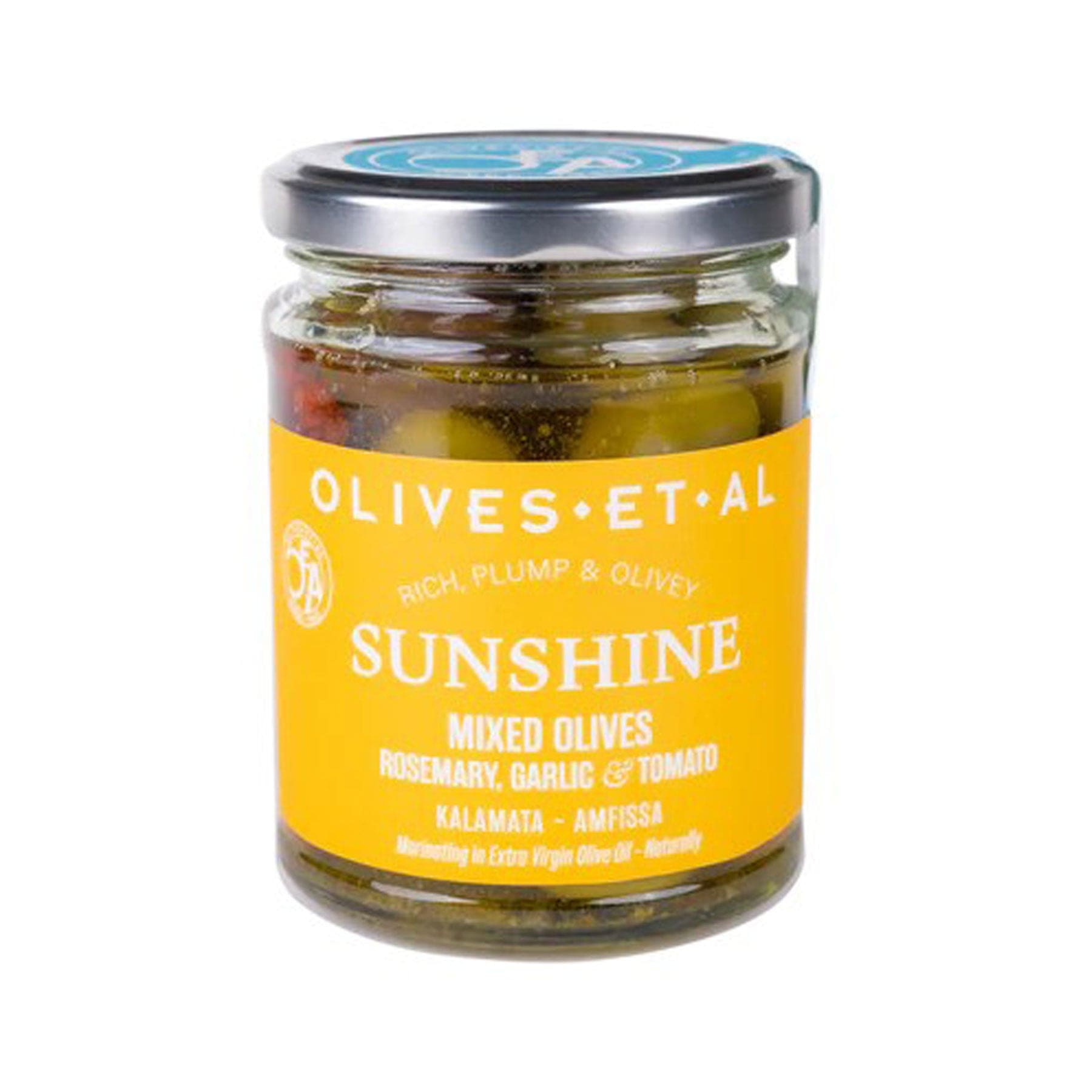 Sunshine rosemary & garlic olives 250g