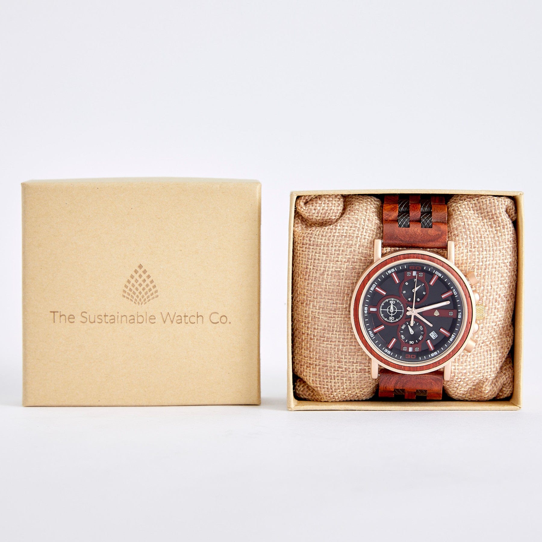 The Redwood wood watch for men