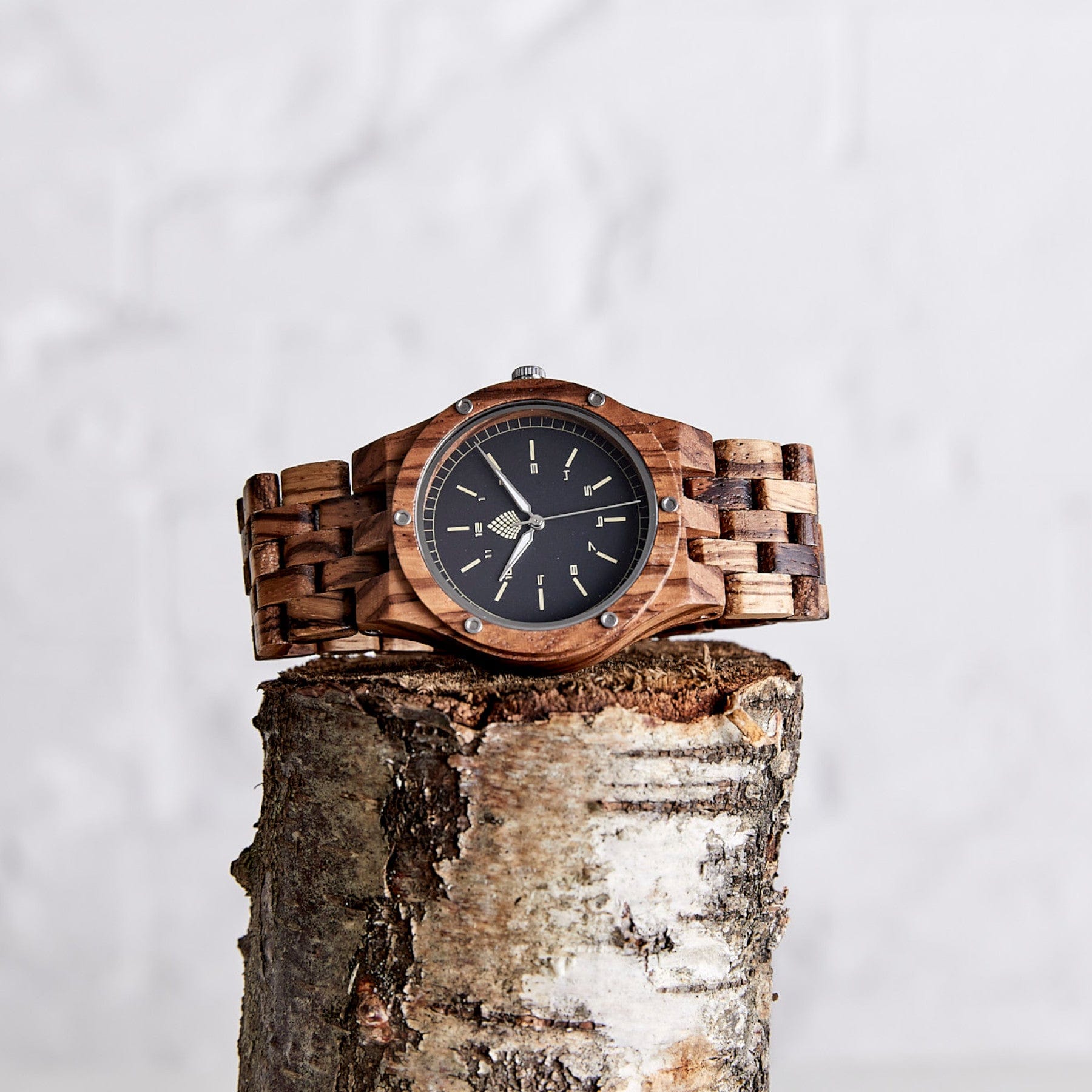 The Yew wood watch for men