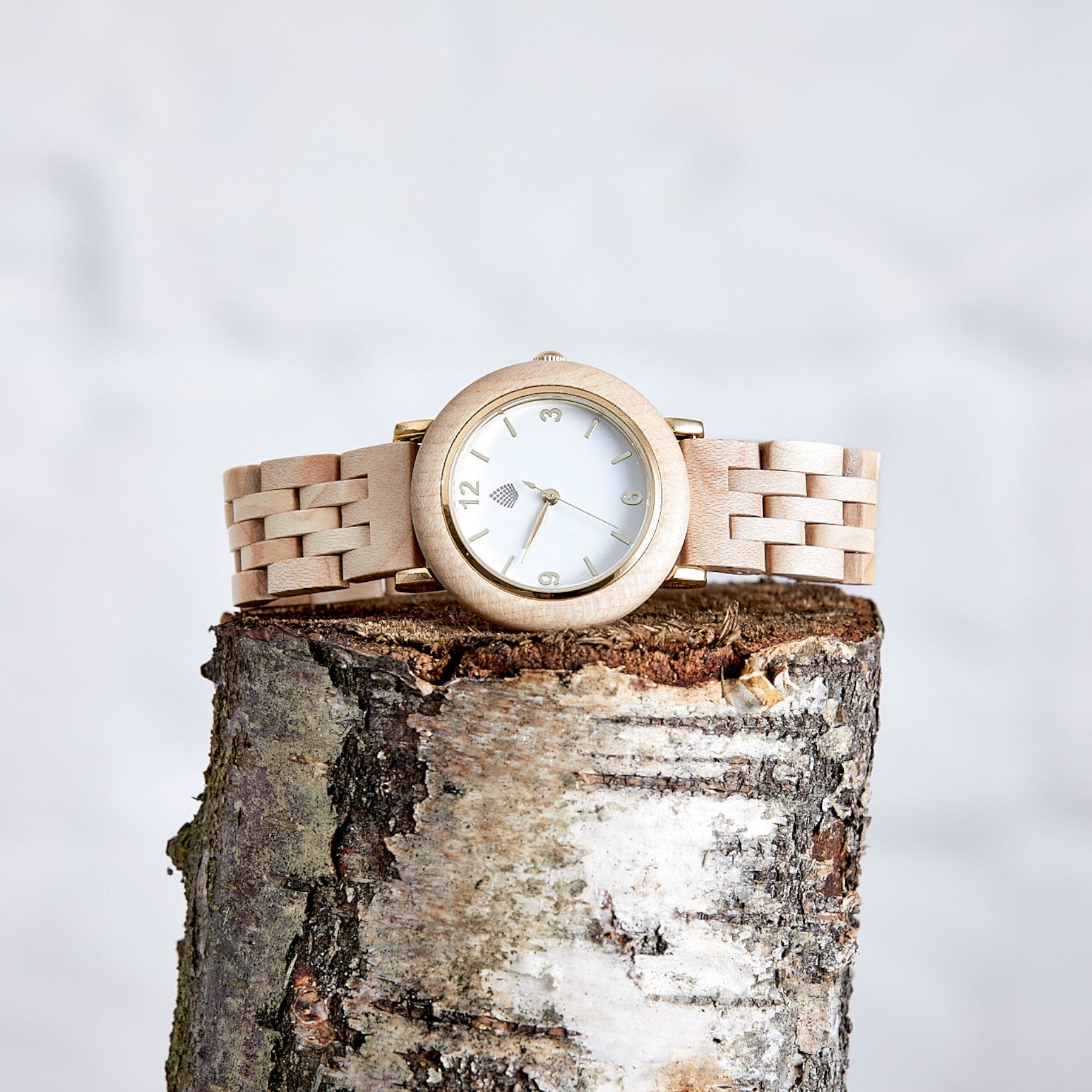 The Birch wood watch for women