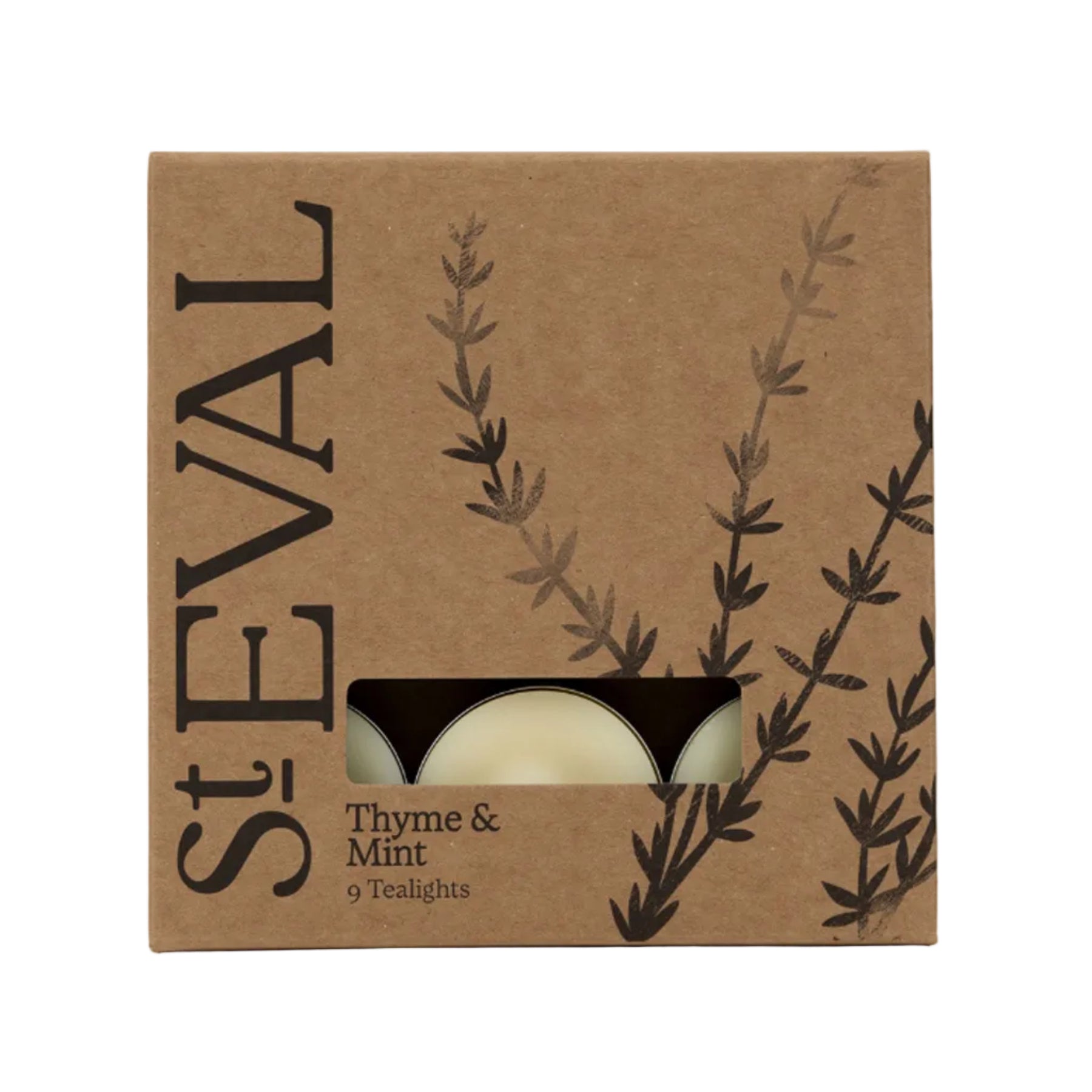 Thyme & mint scented tealights
