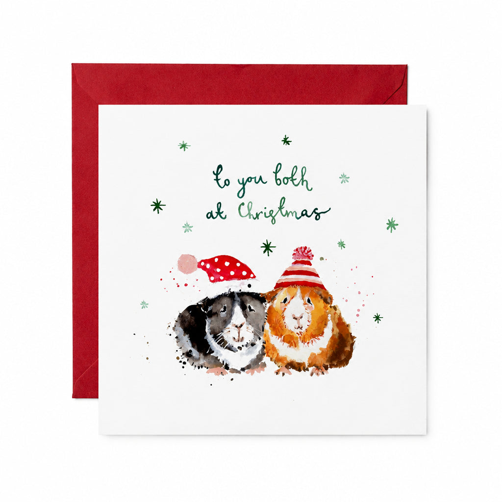 To you both at Christmas card
