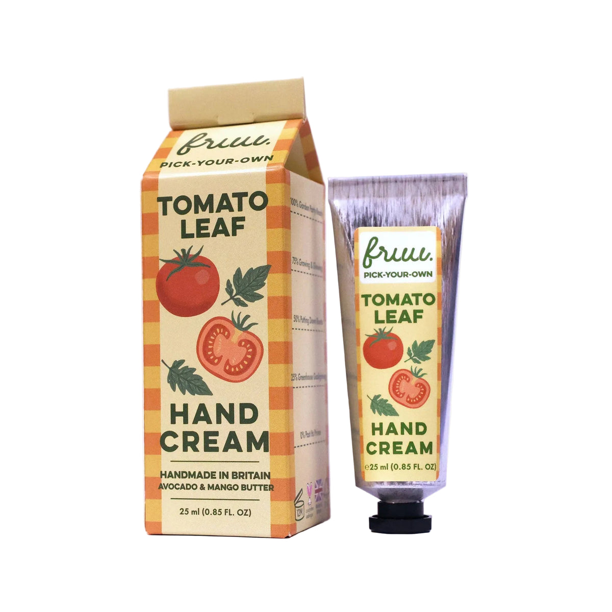 Tomato leaf hand cream