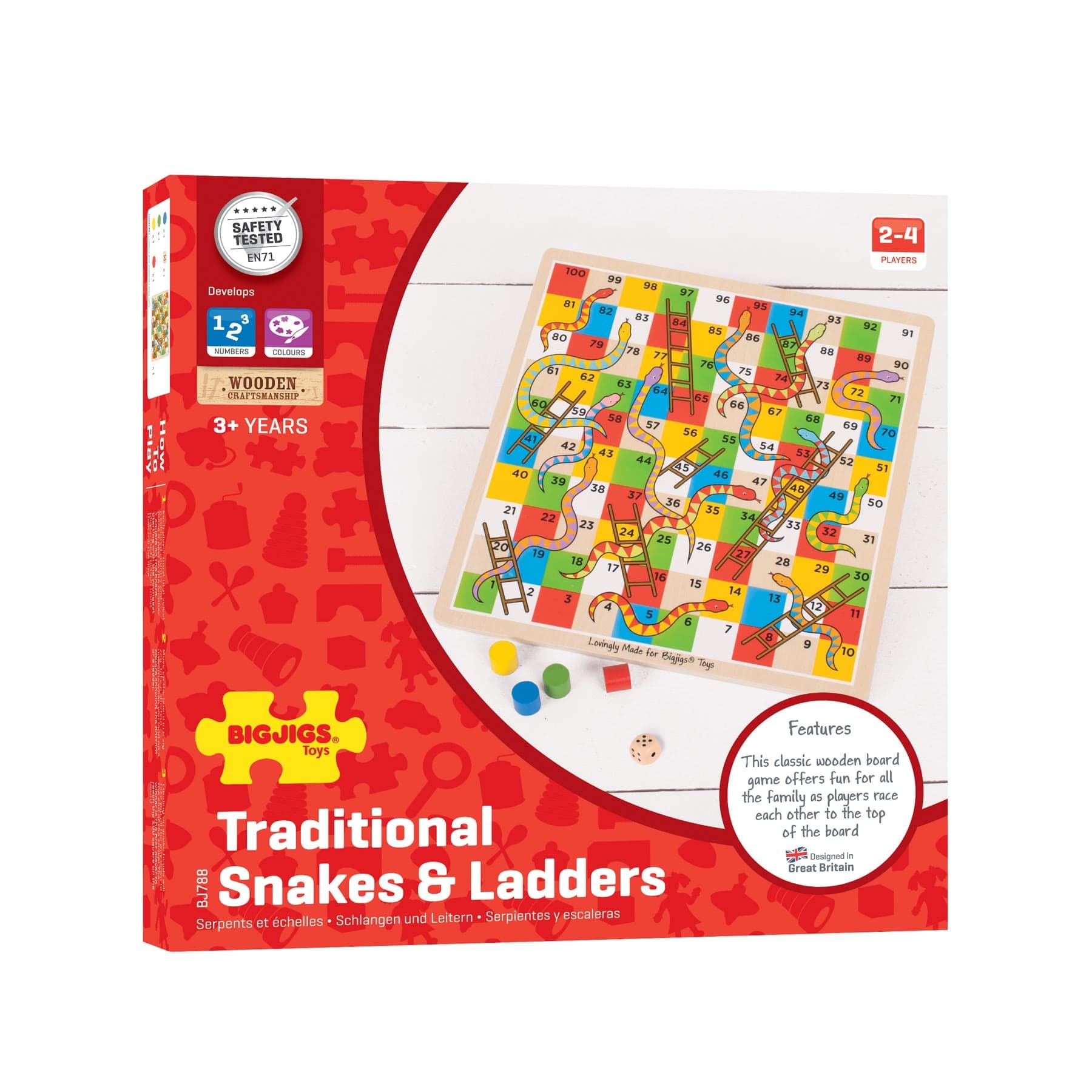 Traditional snakes & ladders