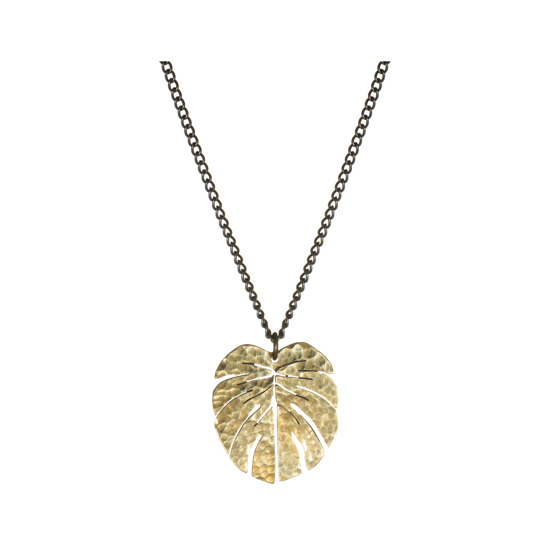 Tropical leaf pendent small