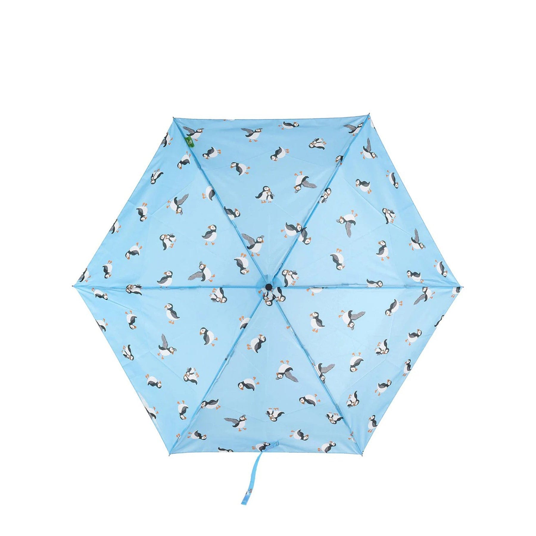 Foldable mini umbrella puffin