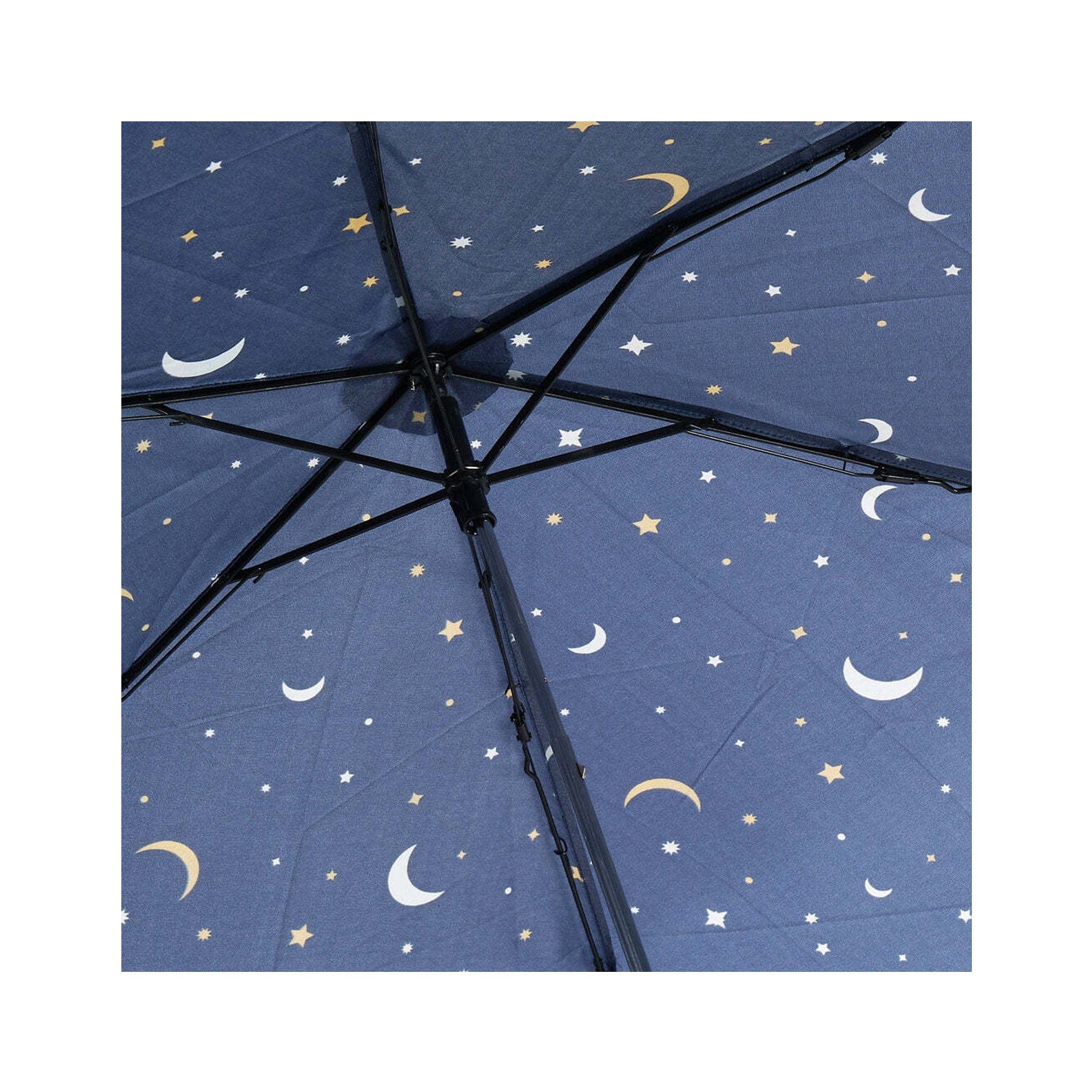 Foldable mini umbrella stars and moons