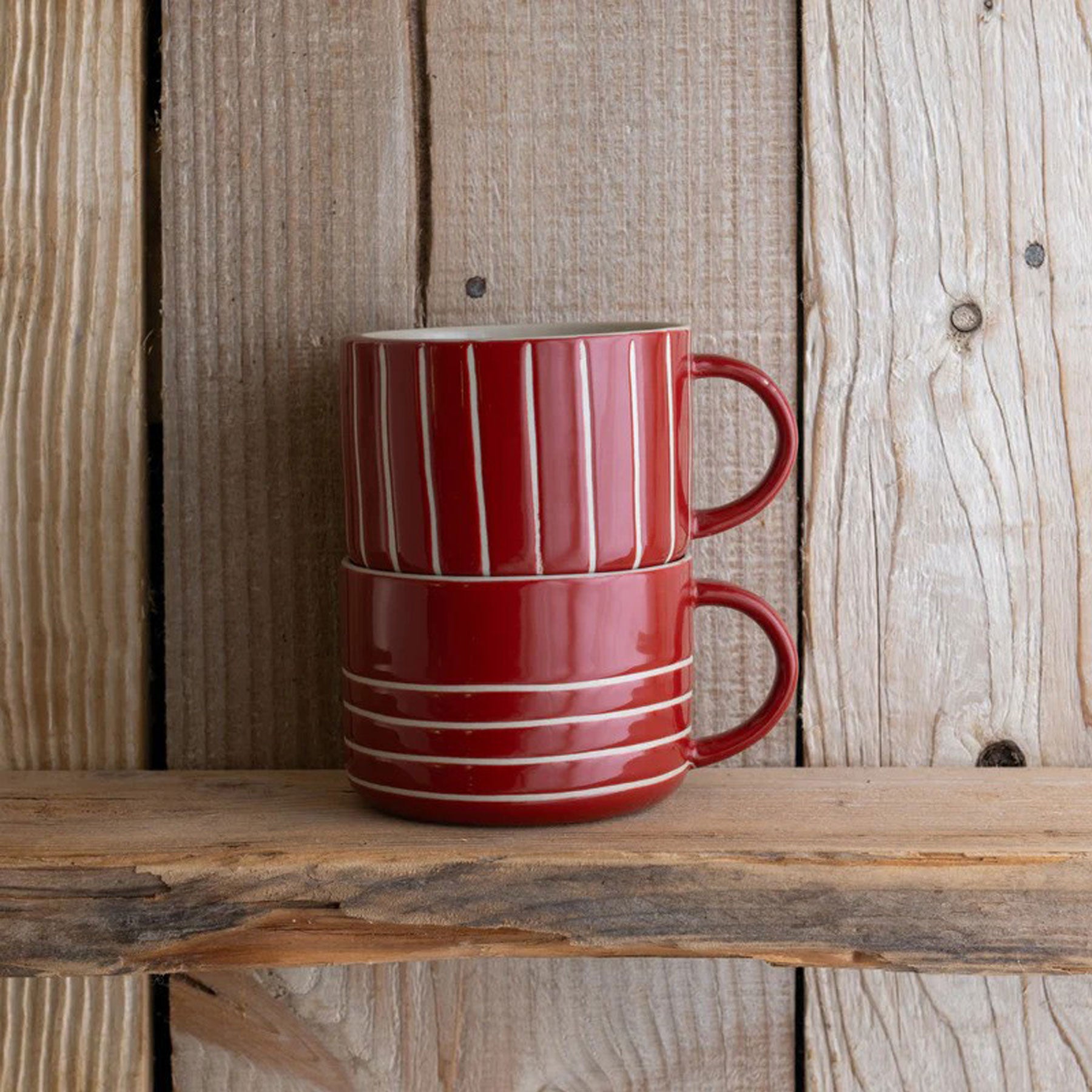 Vervain mug earth red large
