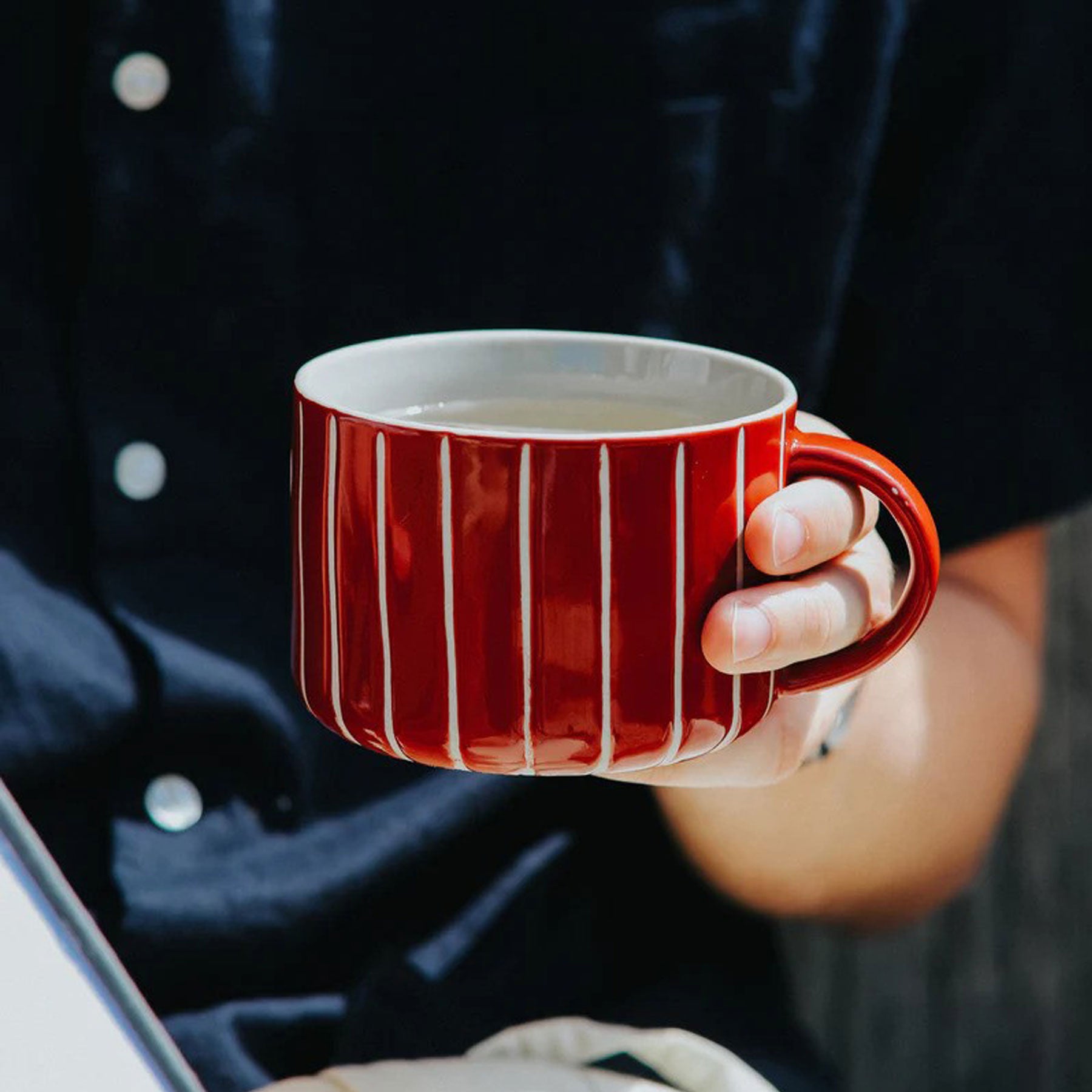 Vervain mug earth red large