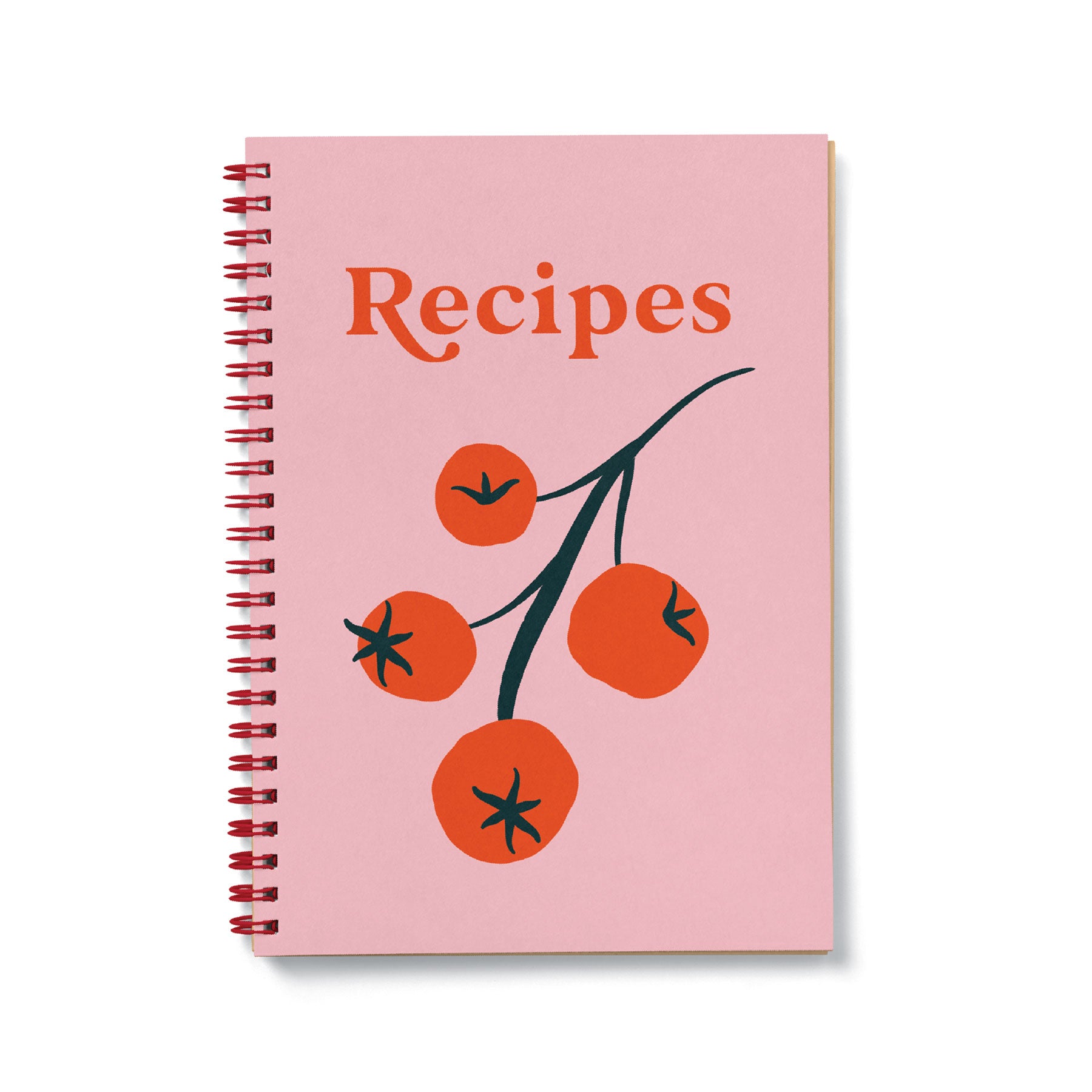 Vine tomato A5 recipe book journal