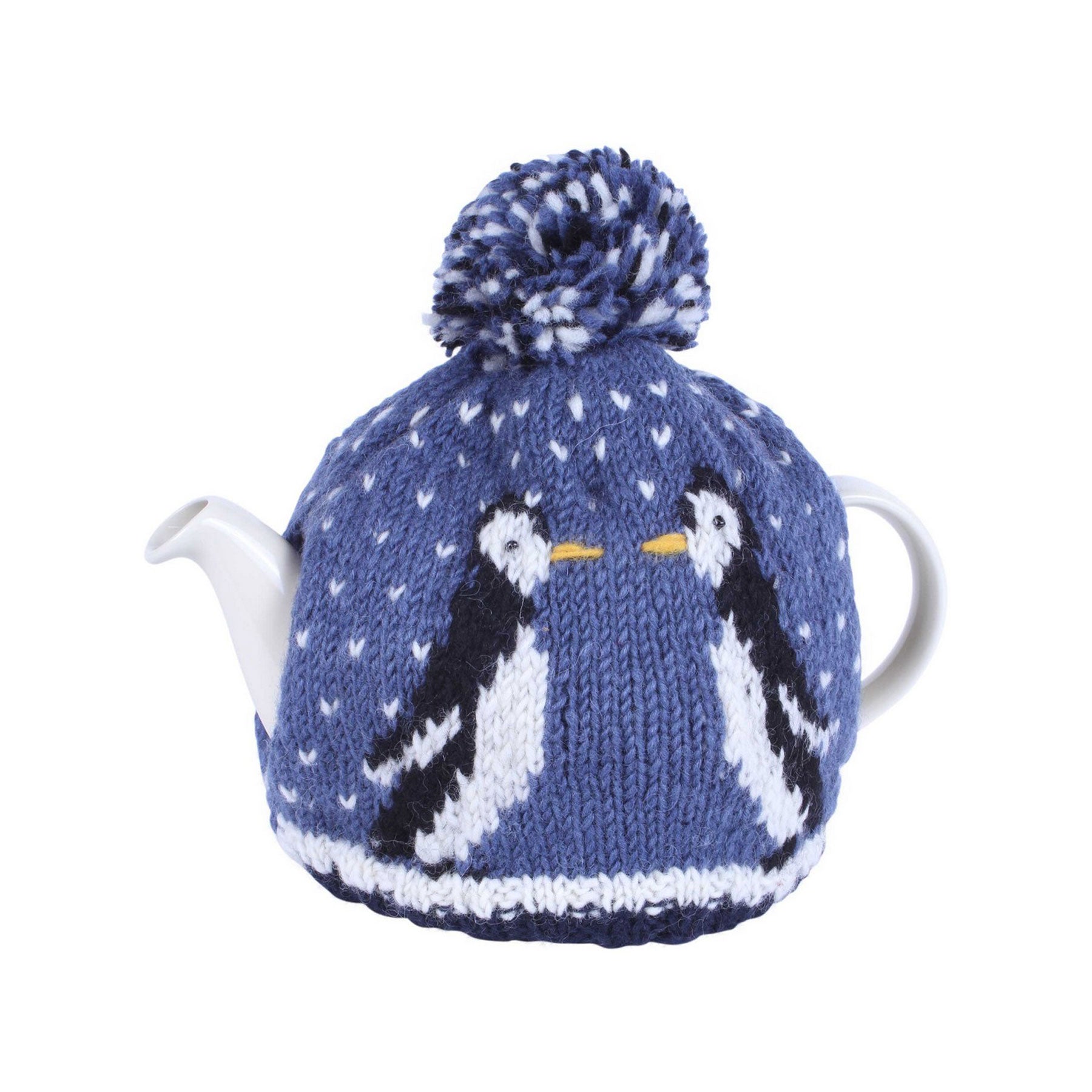 Waddle of penguins tea cosy