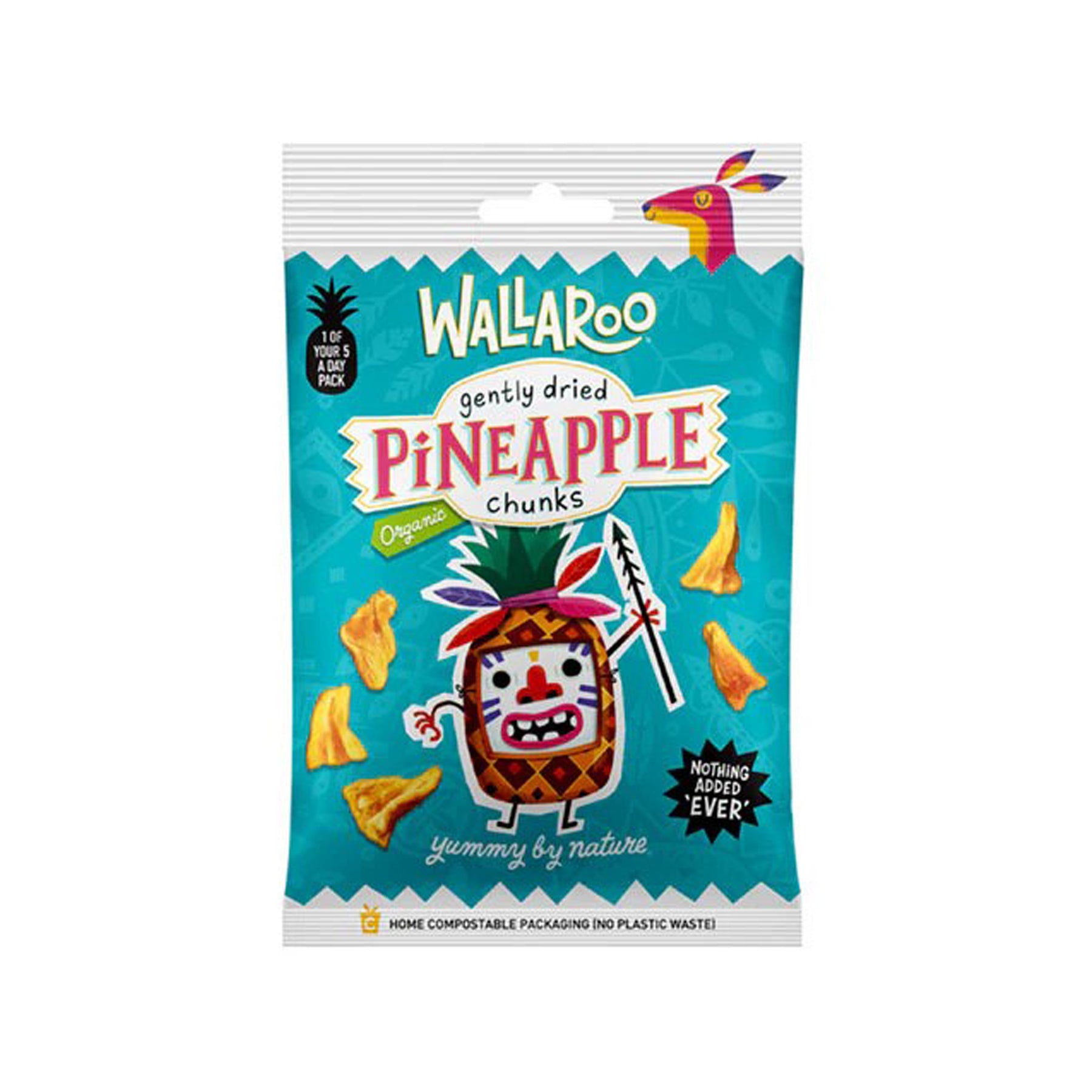 Gently dried pineapple chunks 30g
