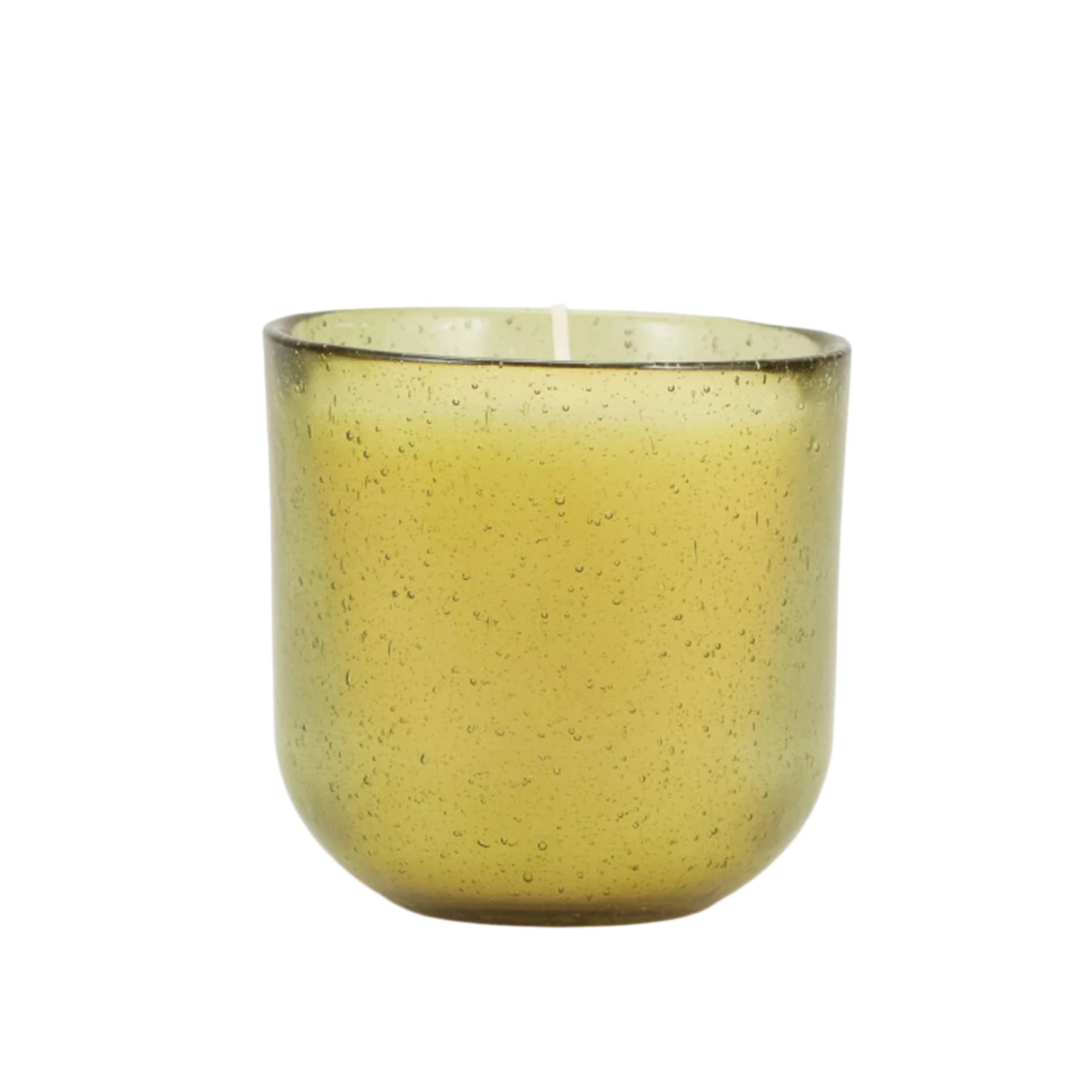 Walled garden sea garden glass candle