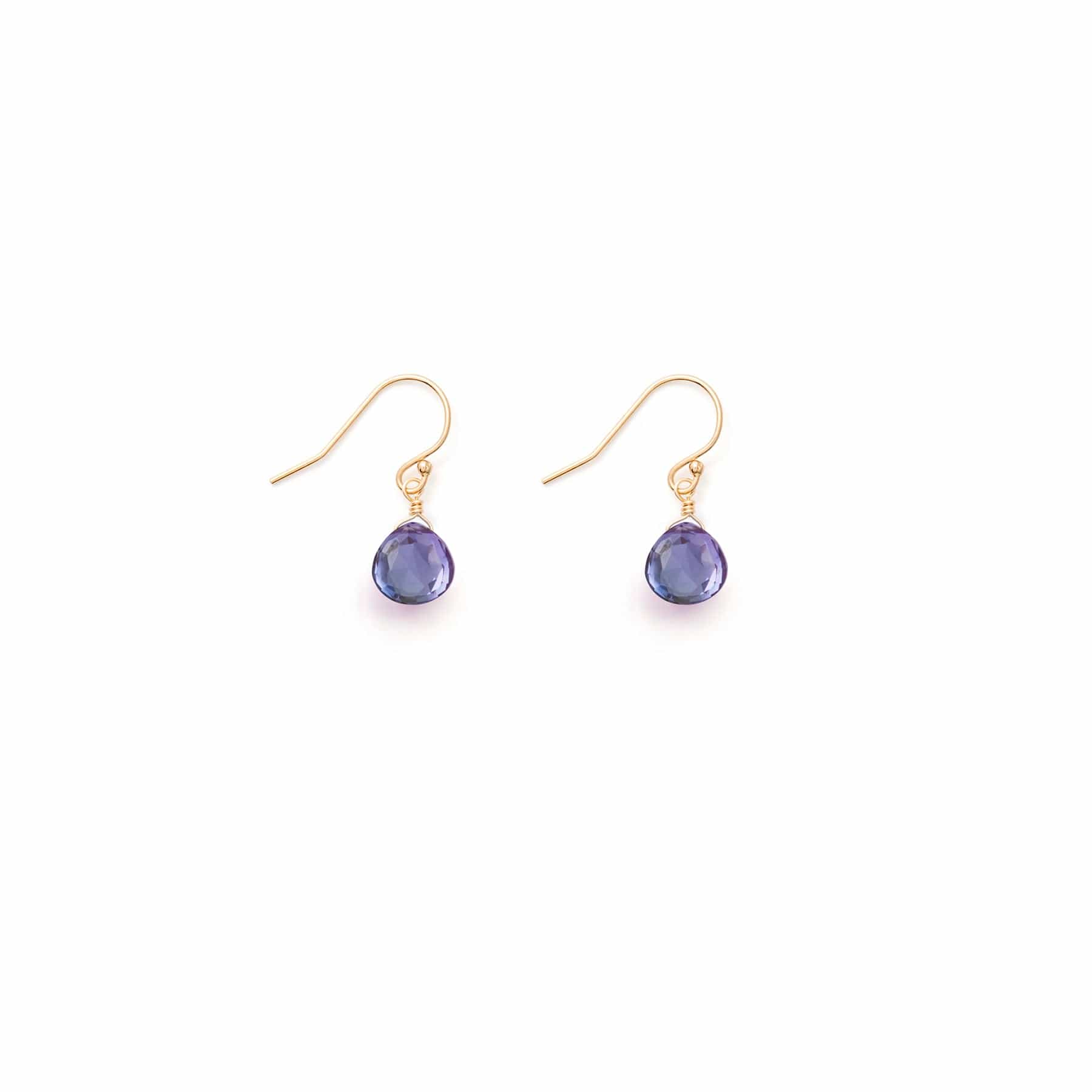 Alexandrite quartz isla drop earrings