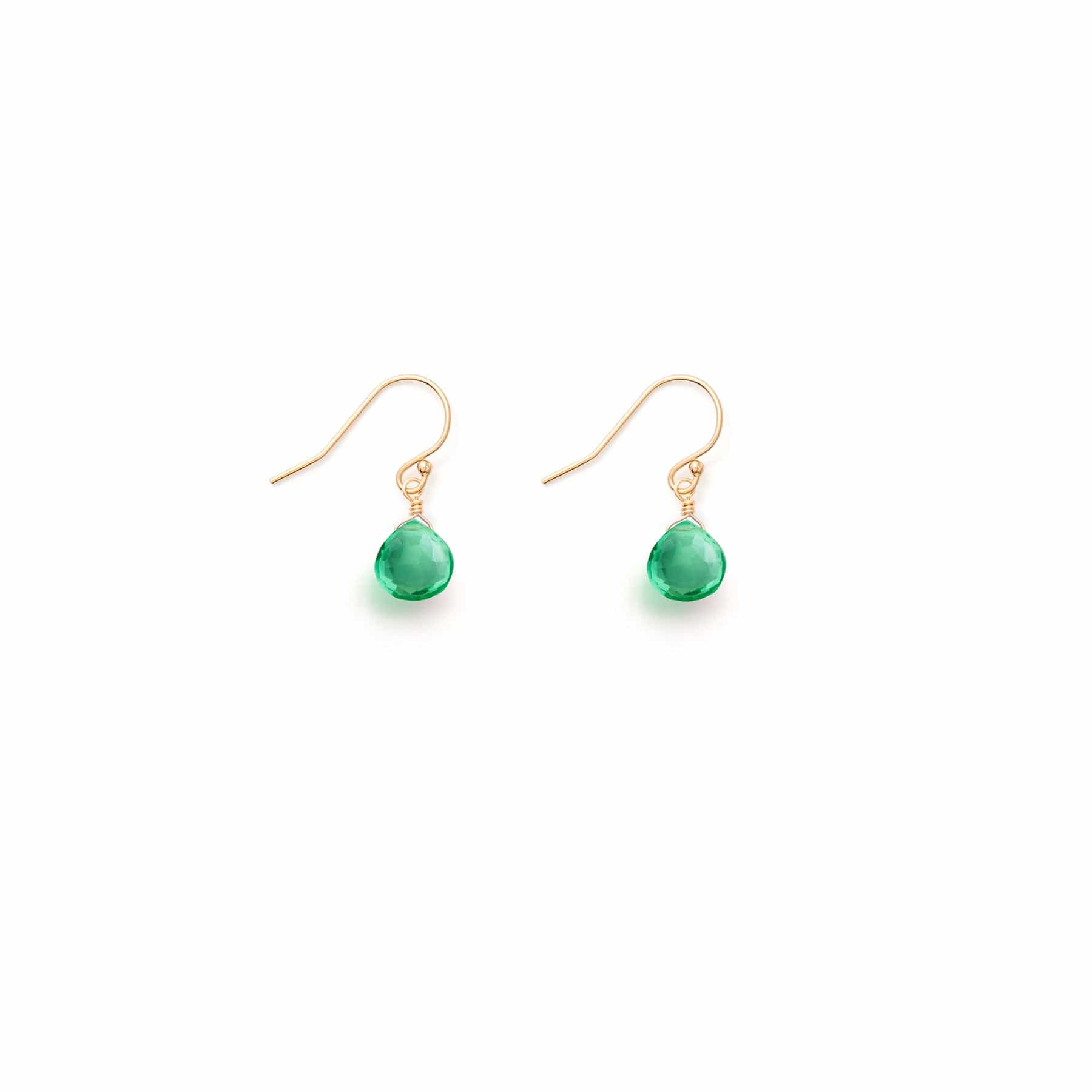 Seafoam quartz isla drop earrings