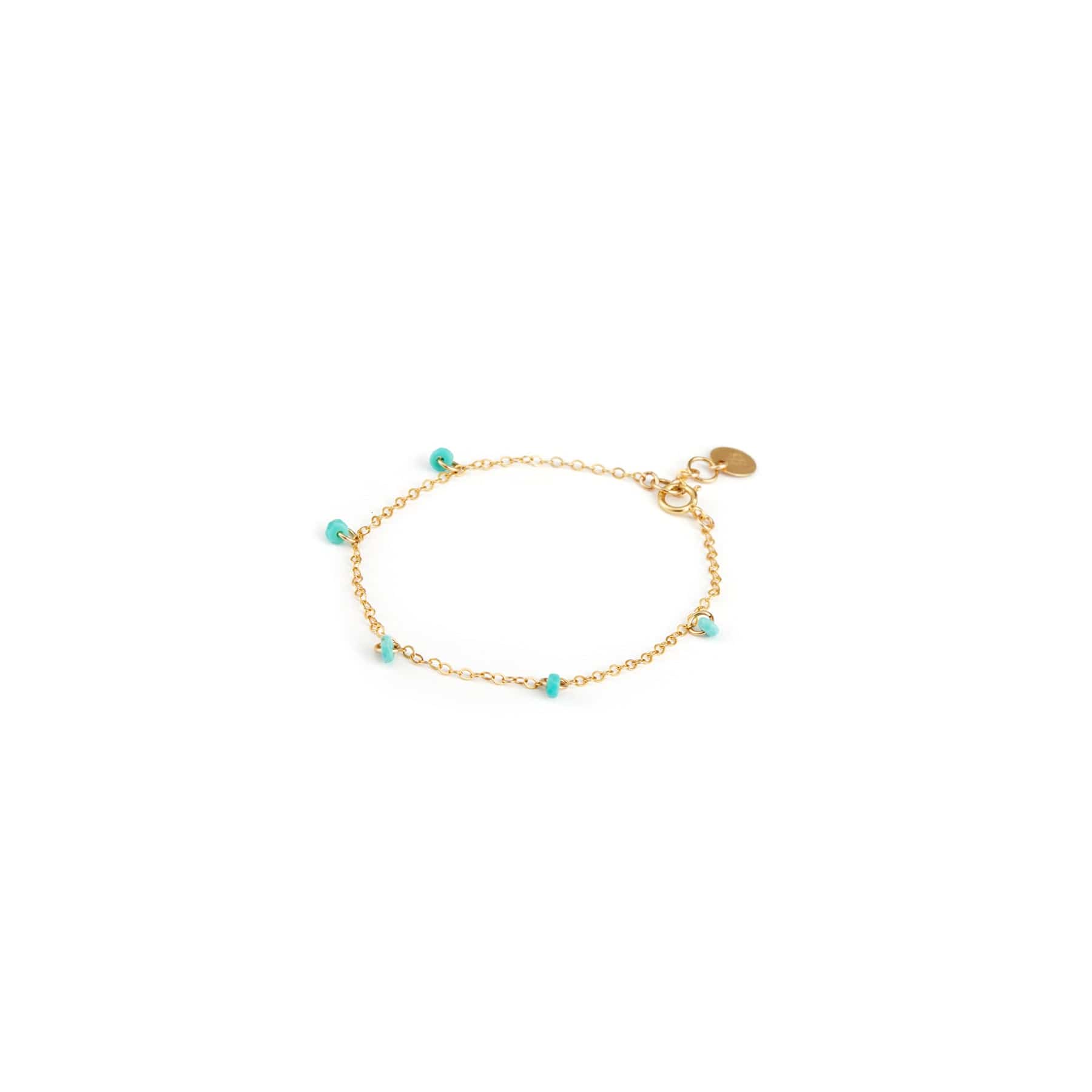 Turquoise telltale bracelet