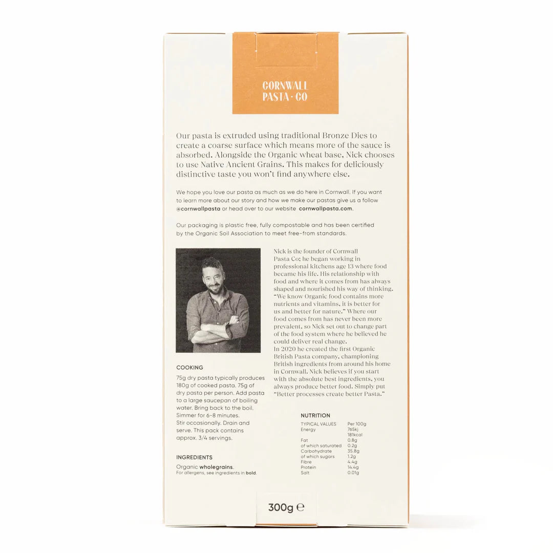 Organic wholegrain radiators 400g