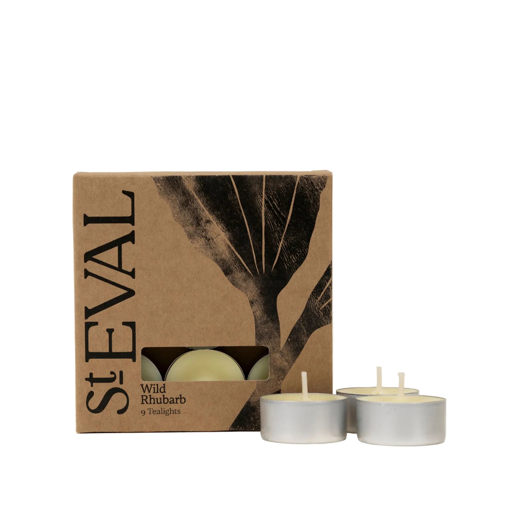 Wild rhubarb scented tealights