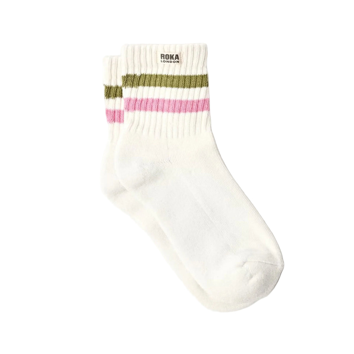 Windsor stripe women's crew socks