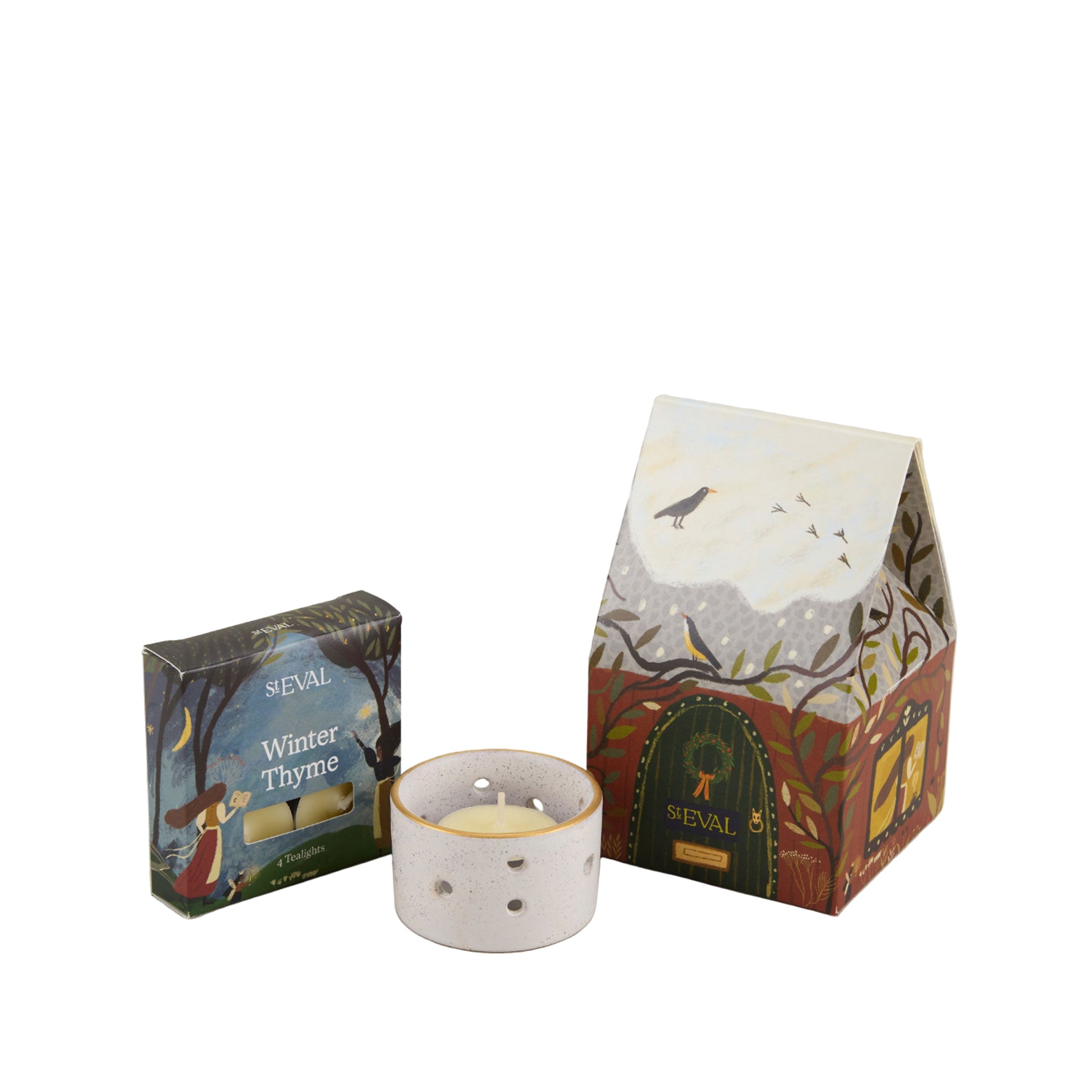 Winter thyme Christmas cottage