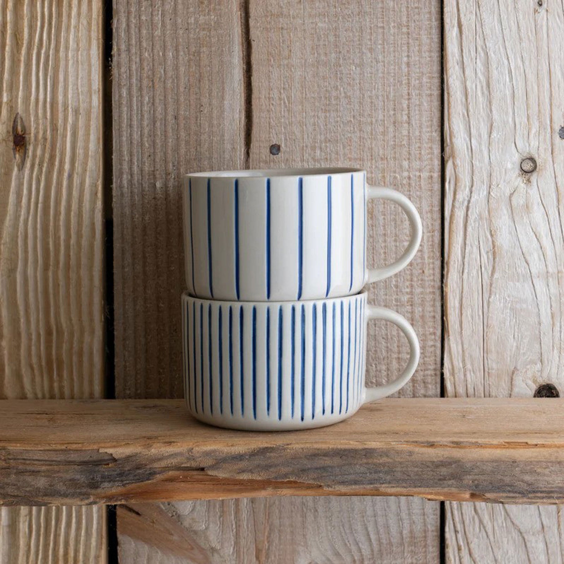 Yarrow mug brushed indigo blue large