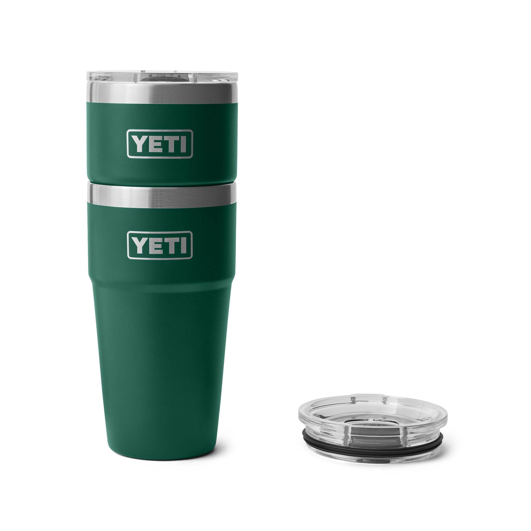 Rambler® 20oz (591ml) stackable cup black forest green